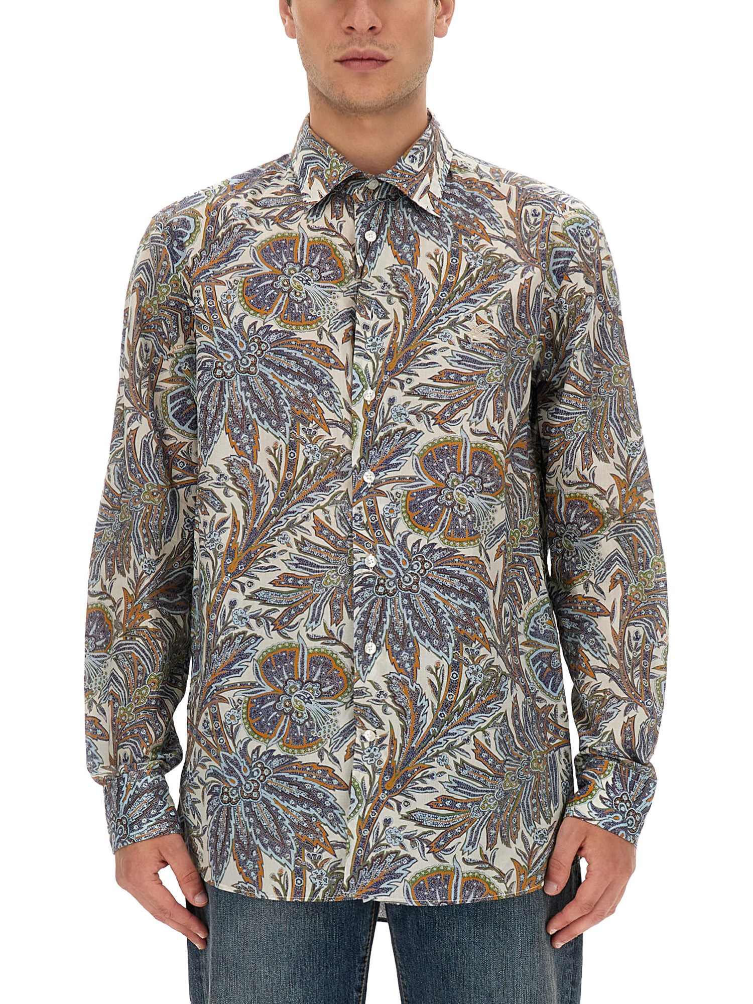 Etro etro paisley print shirt