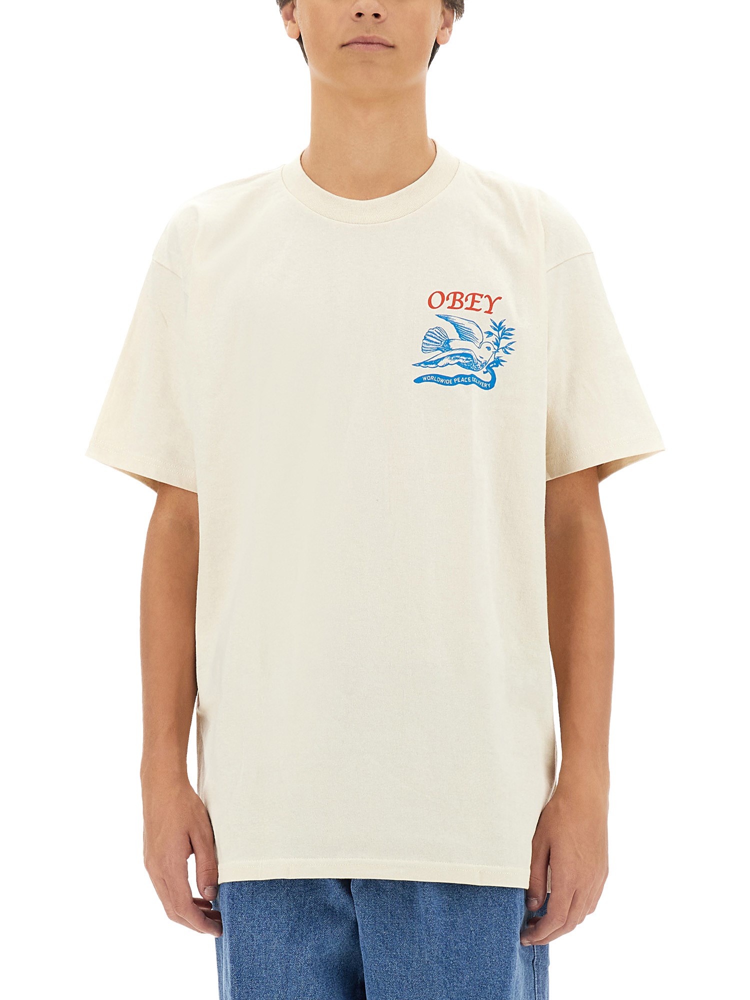 Obey obey t-shirt with logo