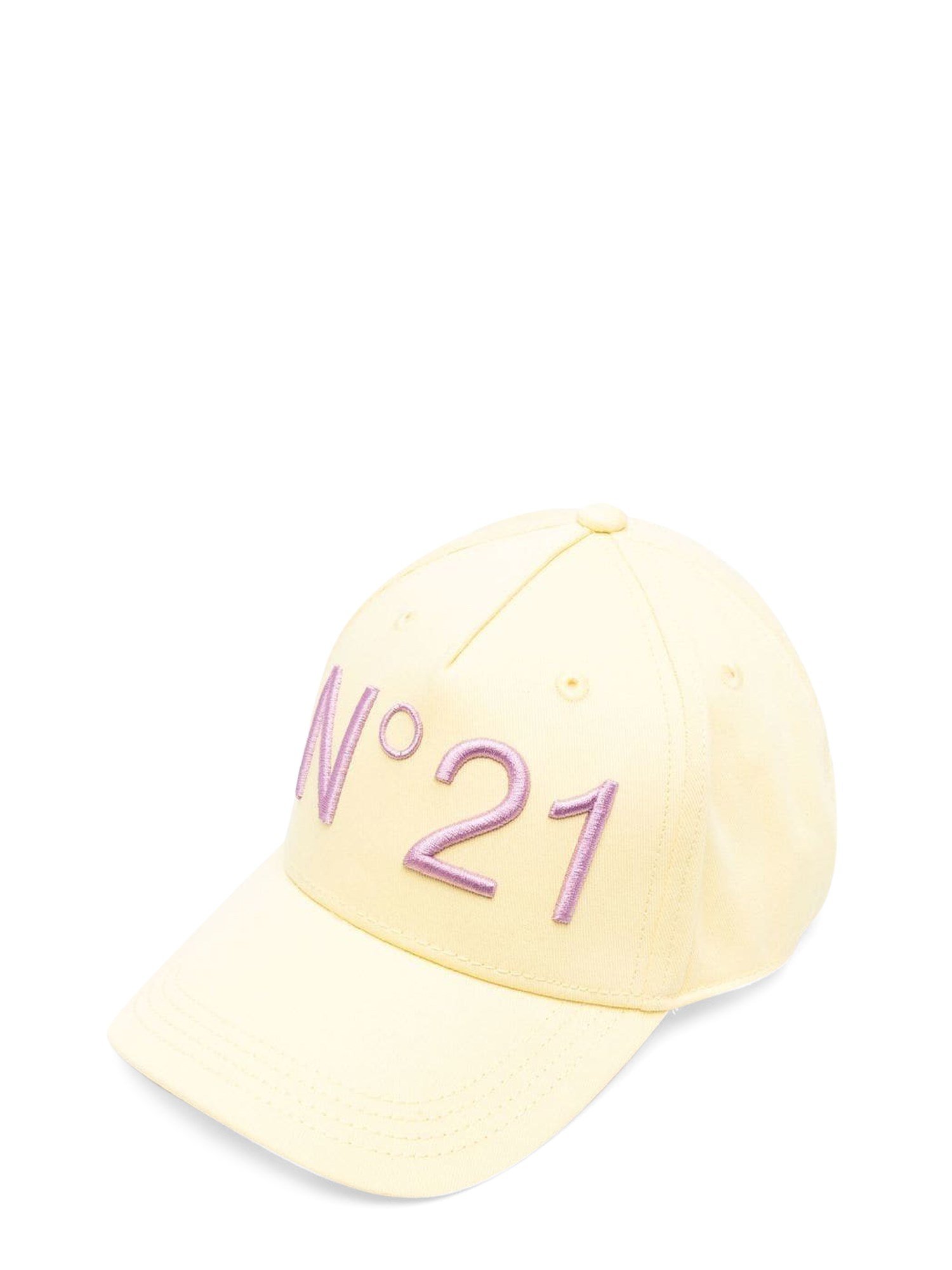  n°21 hat with logo visor