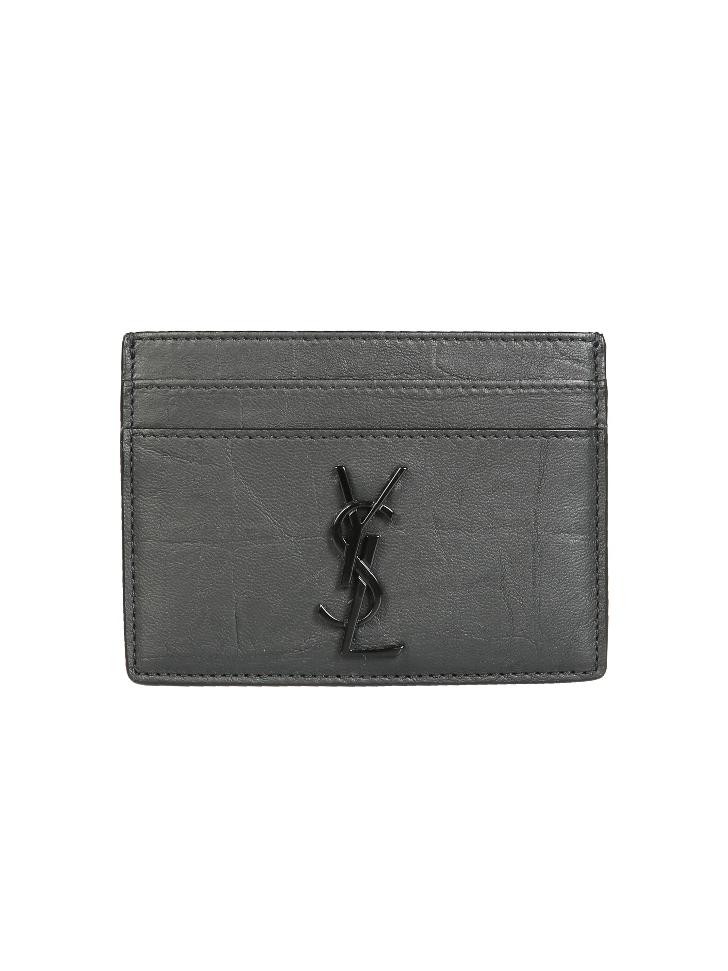 Saint Laurent saint laurent card holder with logo