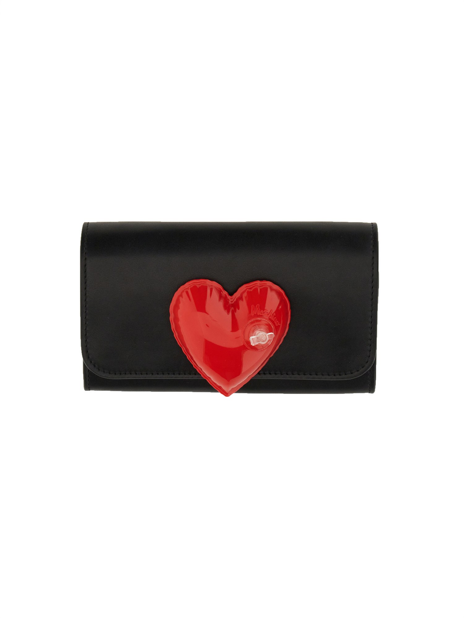 Moschino moschino inflatable heart chain wallet