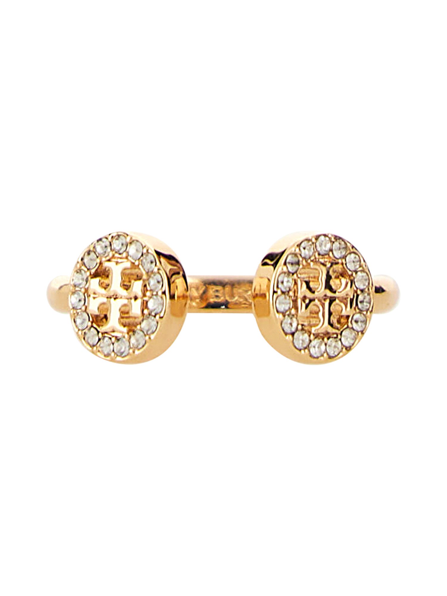 Tory Burch tory burch "miller" open ring with pavé