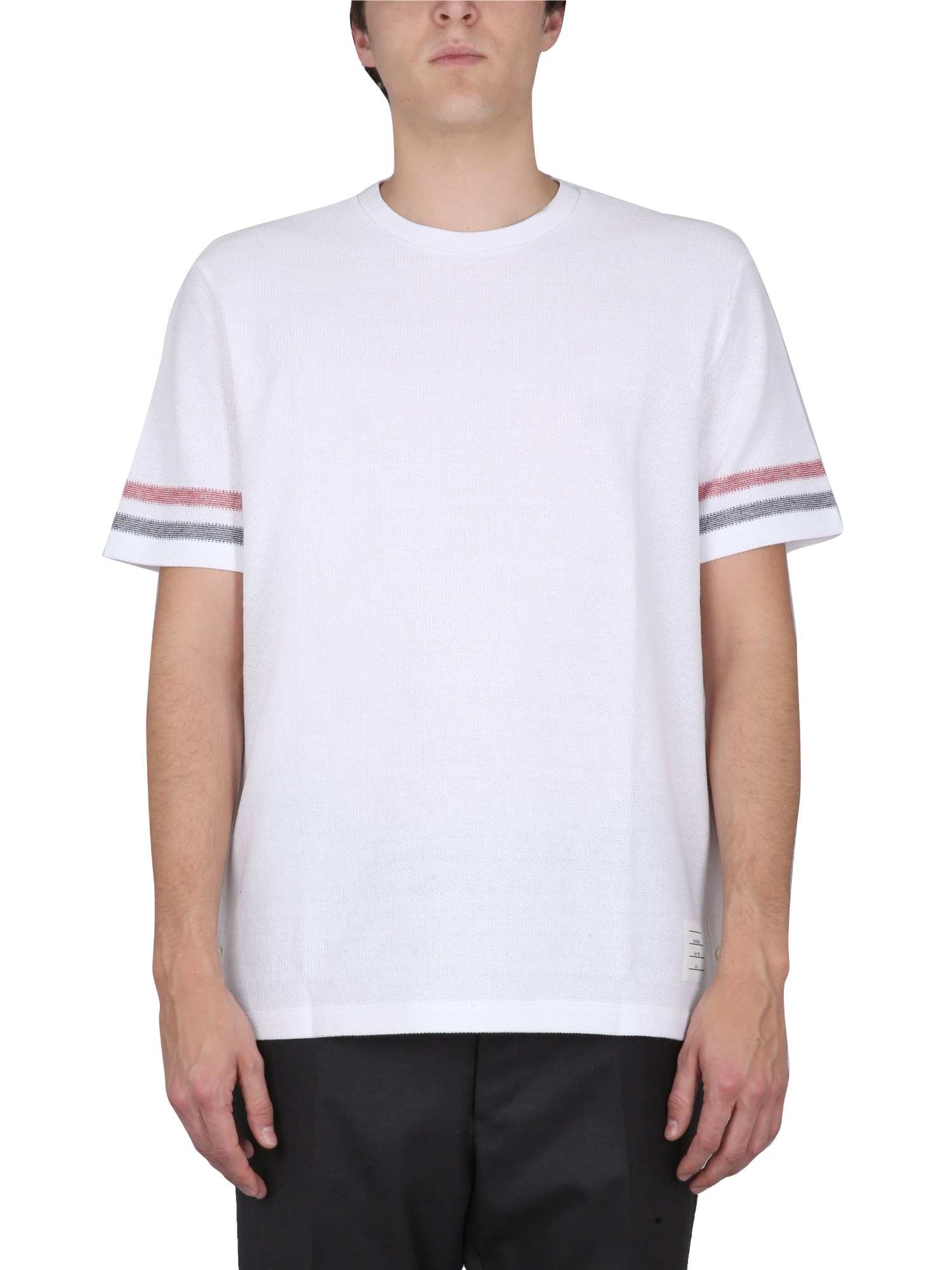 Thom Browne thom browne stripes t-shirt