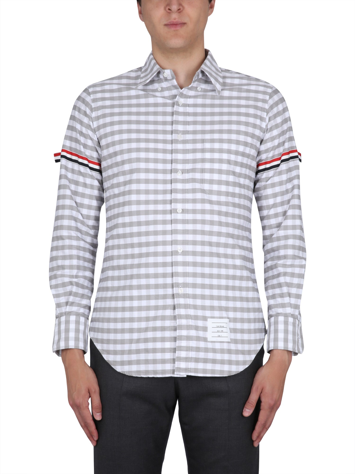 Thom Browne thom browne plaid shirt