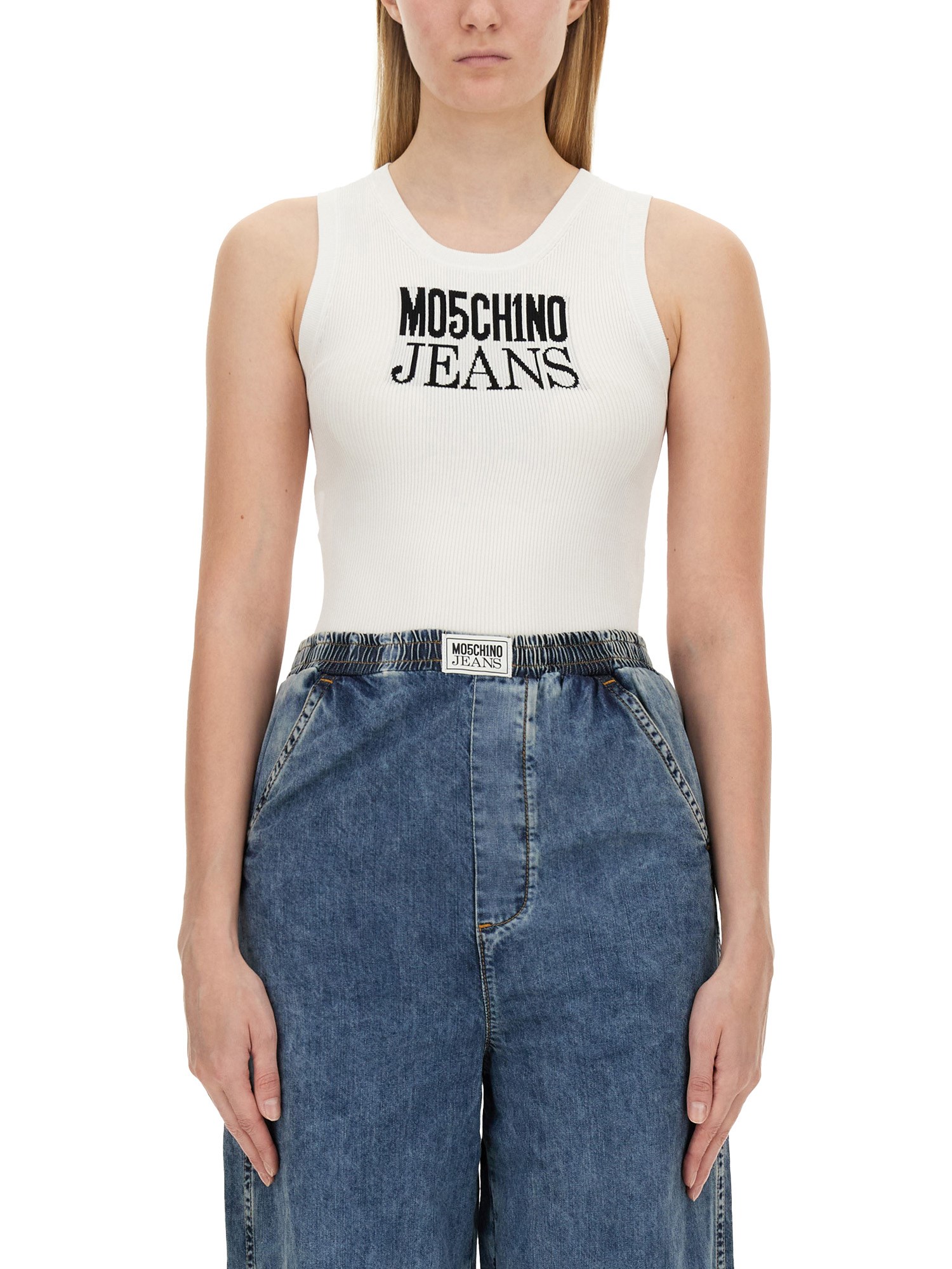 Moschino Jeans moschino jeans tops with logo