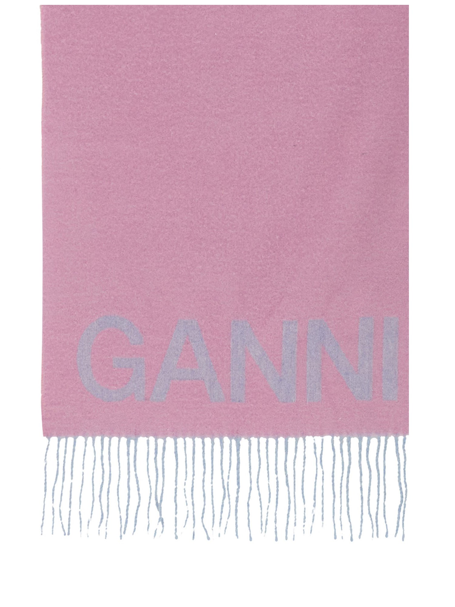 Ganni ganni scarf with logo