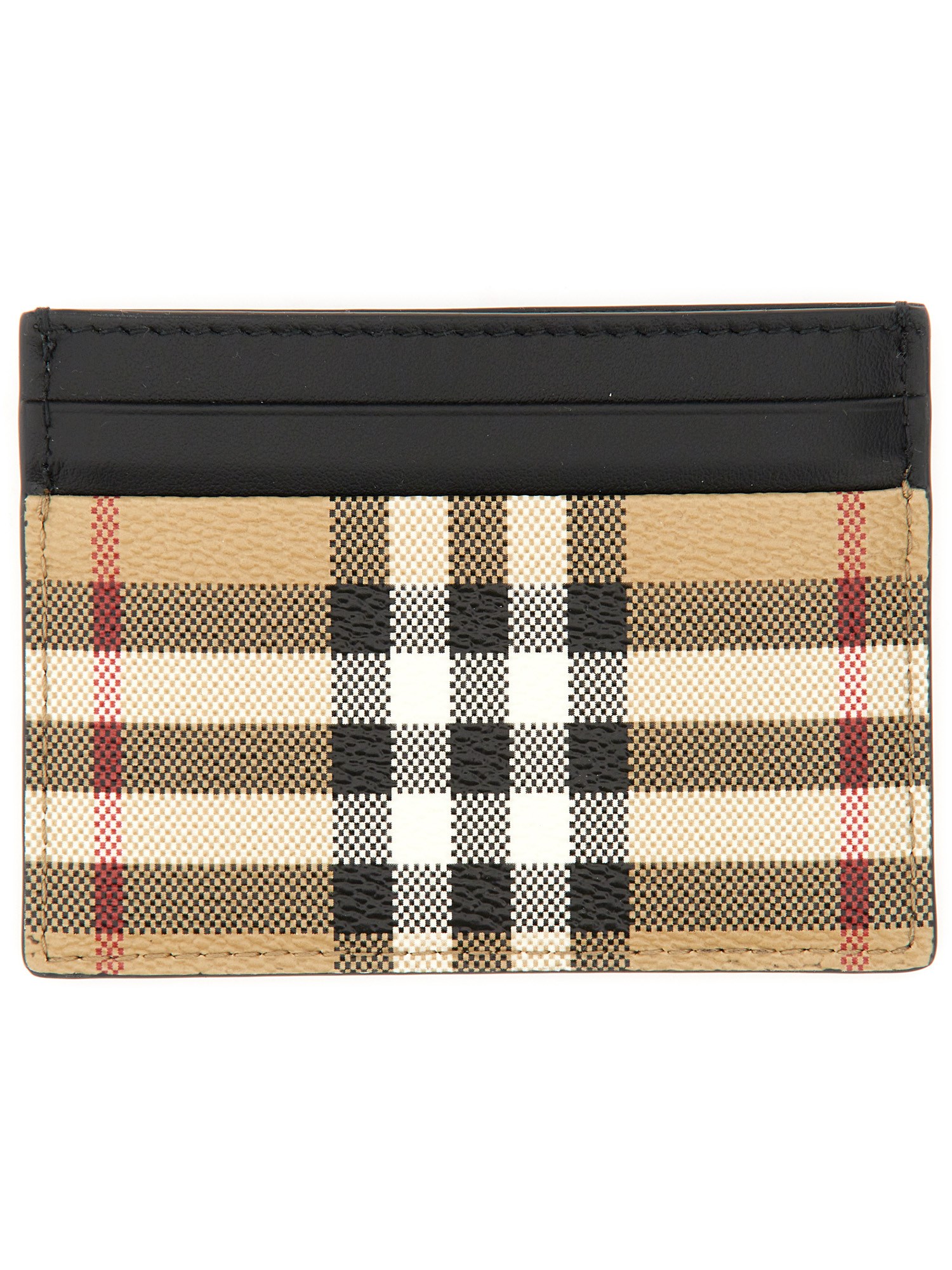 Burberry burberry card holder with vintage check pattern