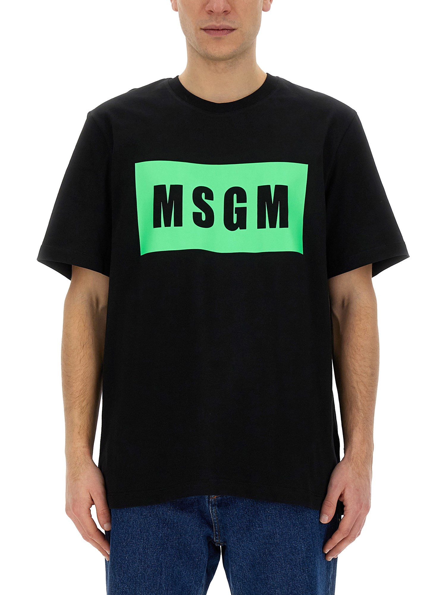 Msgm msgm t-shirt with logo