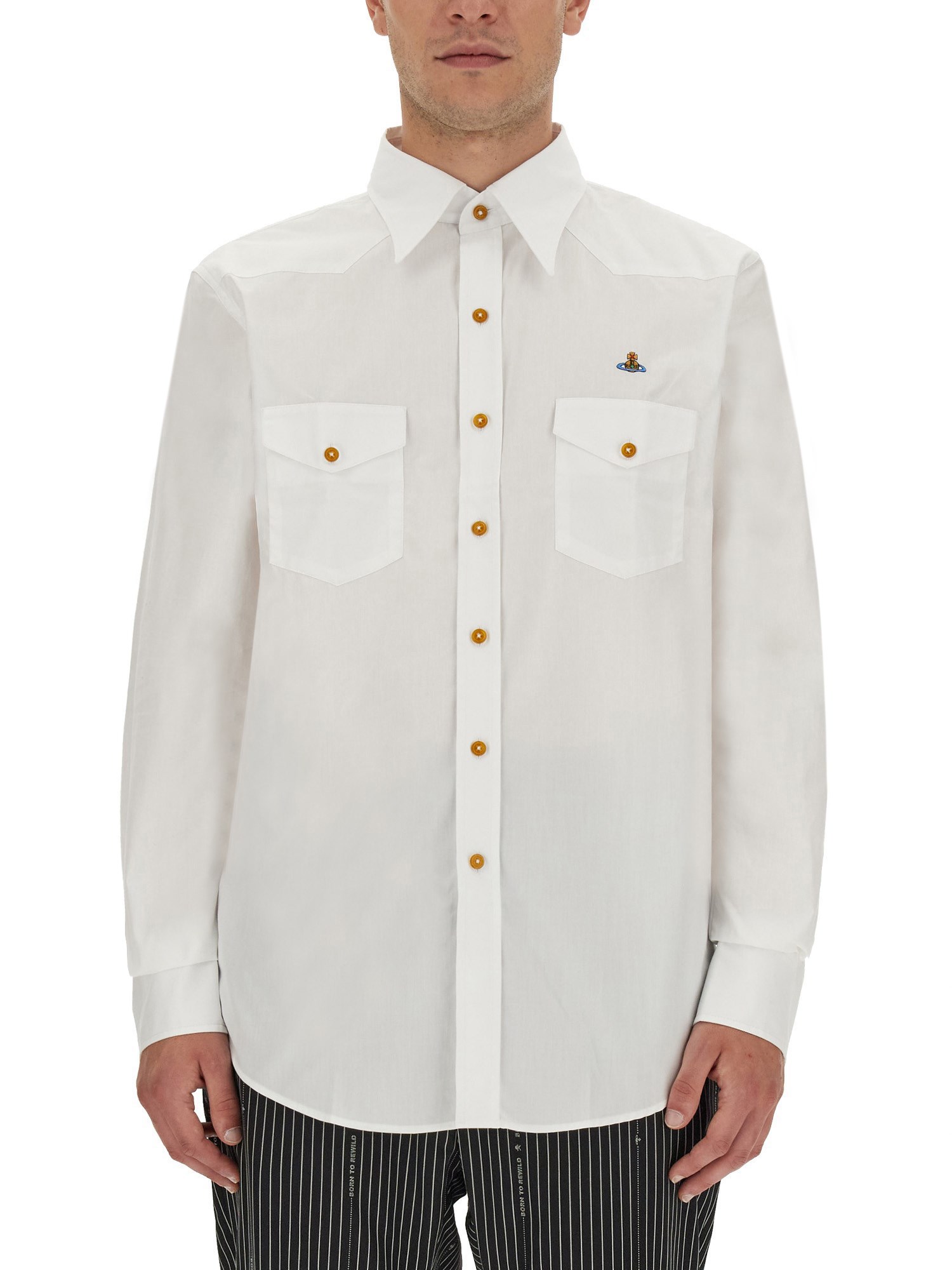 Vivienne Westwood vivienne westwood orb logo shirt