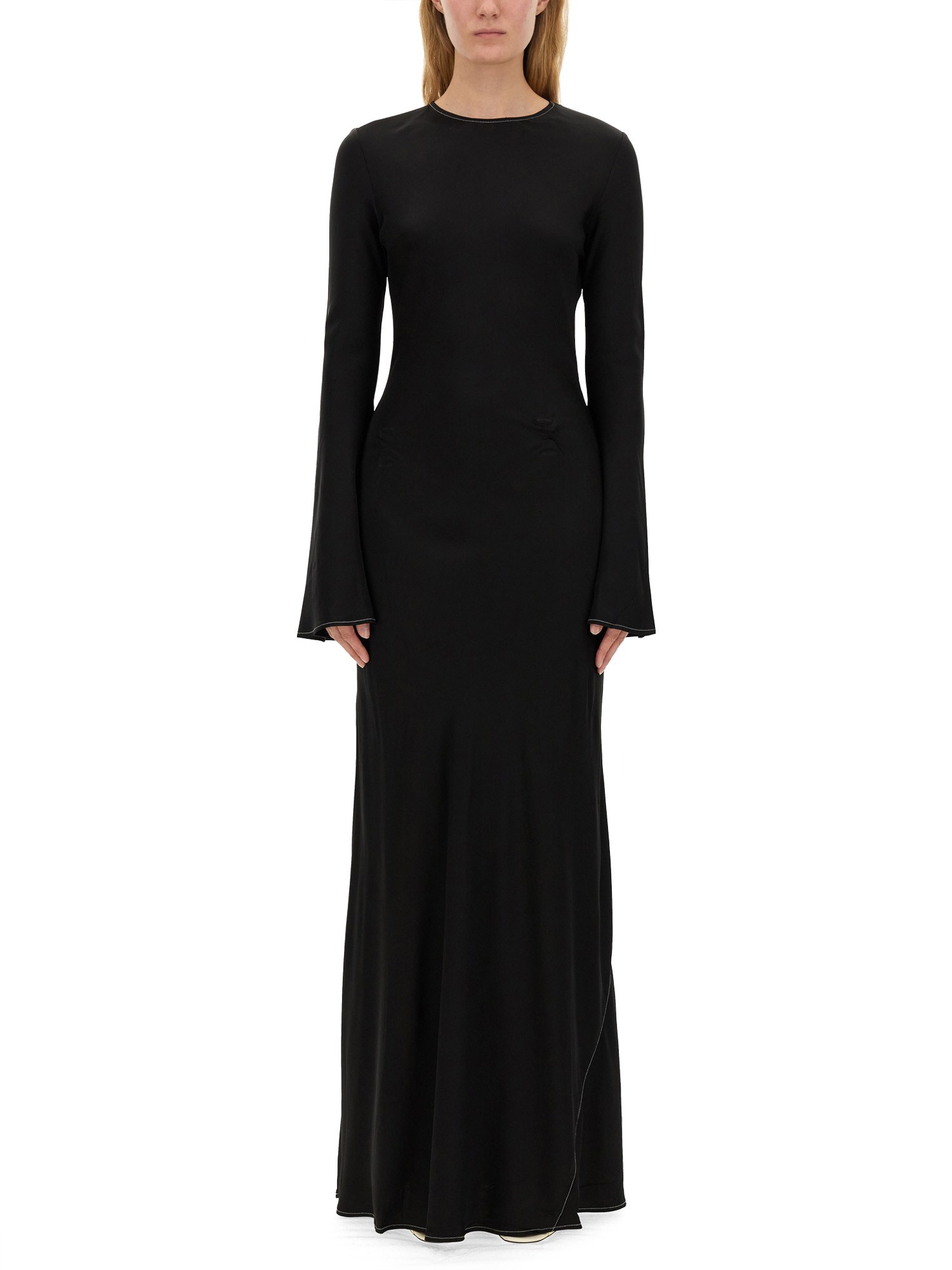  rotate birger christensen dress in satin