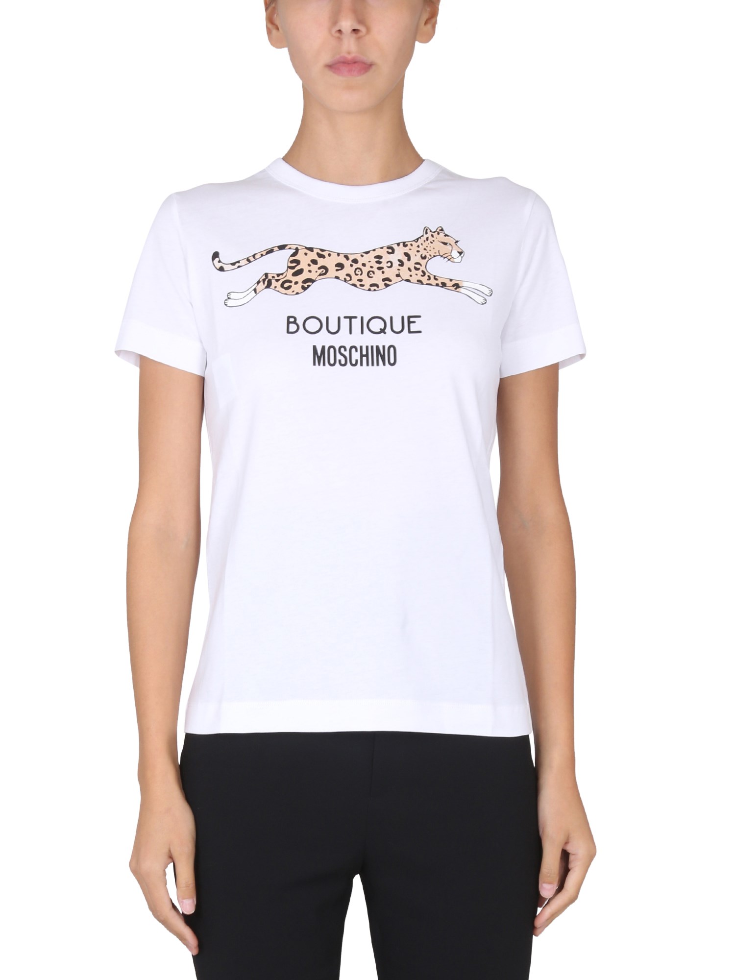 Boutique Moschino boutique moschino animal print t-shirt