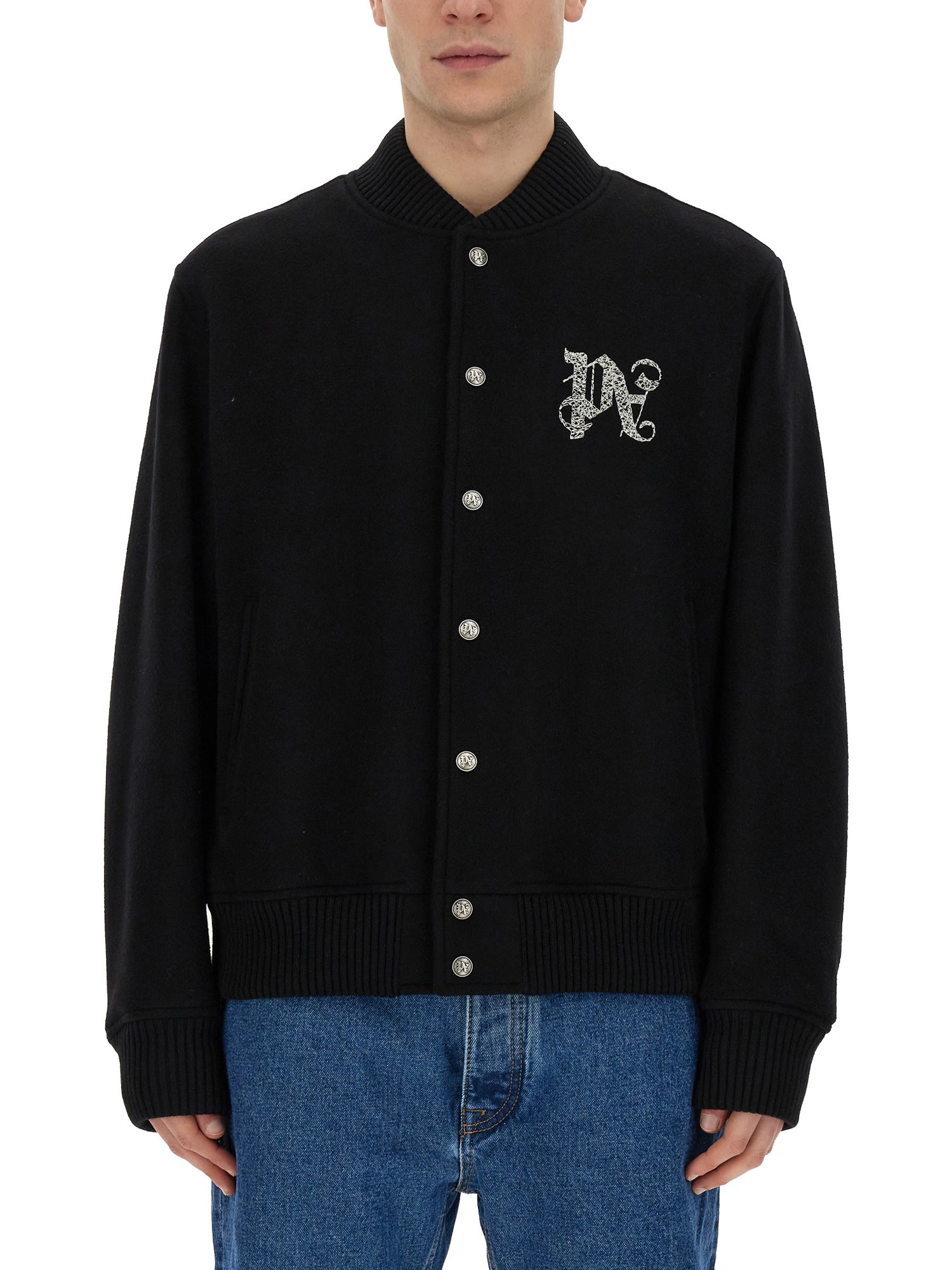 PALM ANGELS palm angels monogram shirt