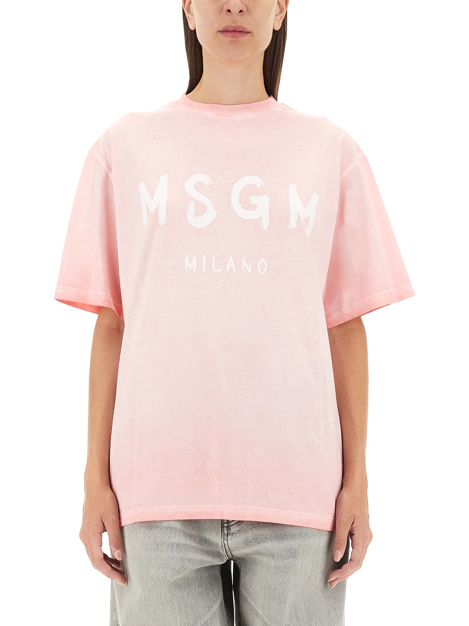 Msgm msgm t-shirt with logo