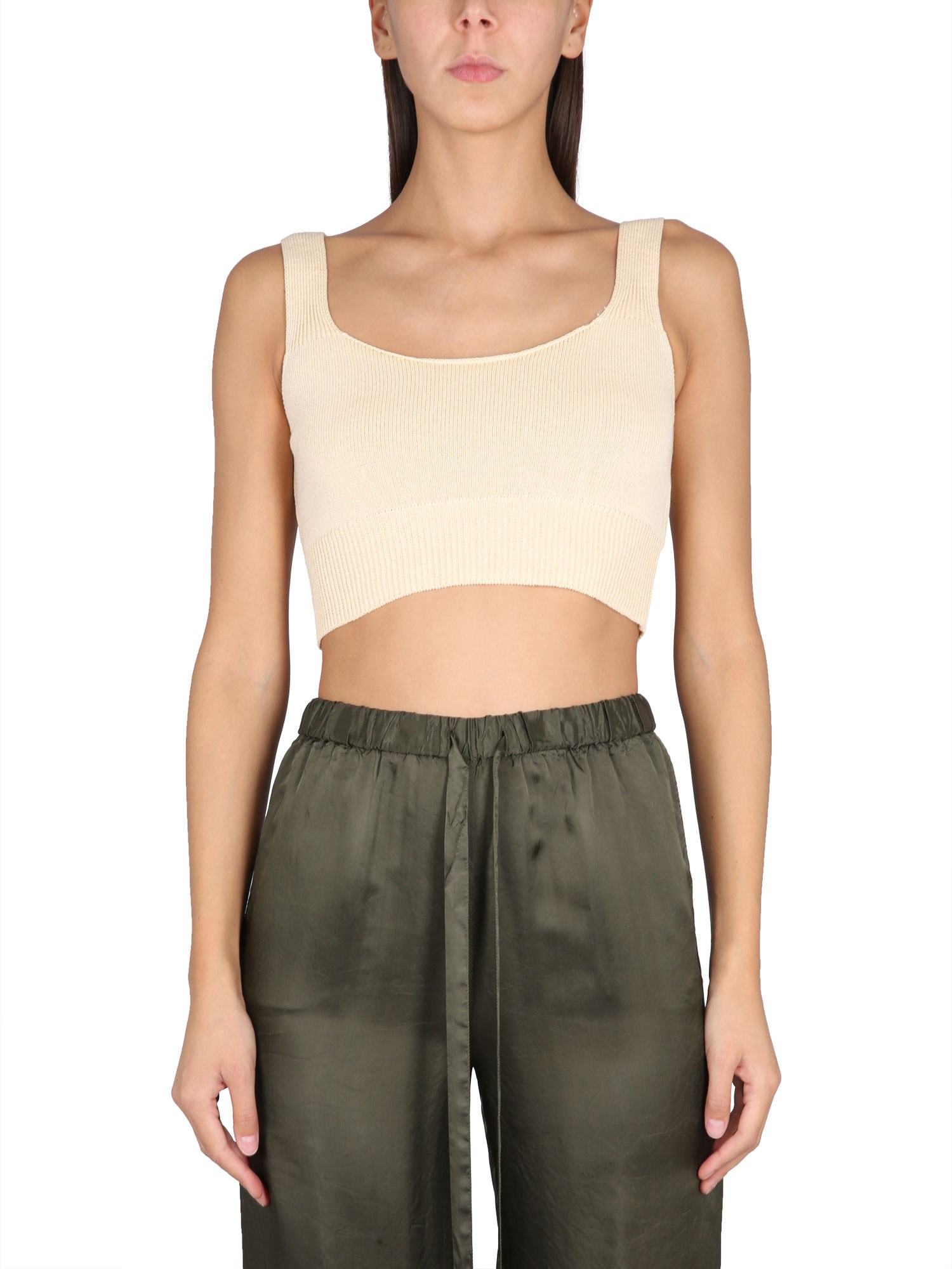 Aspesi aspesi cotton crop top