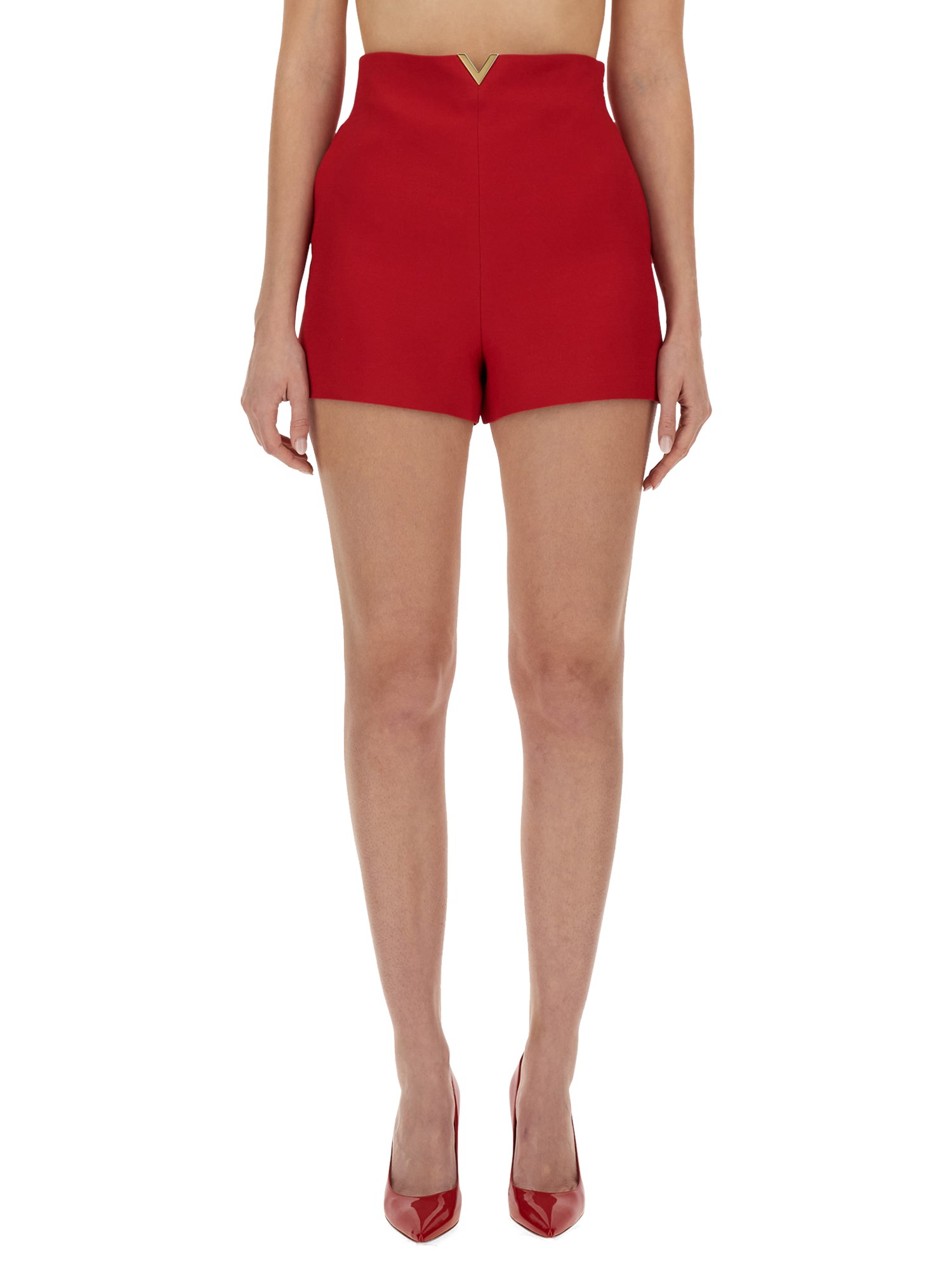 Valentino valentino crepe couture shorts