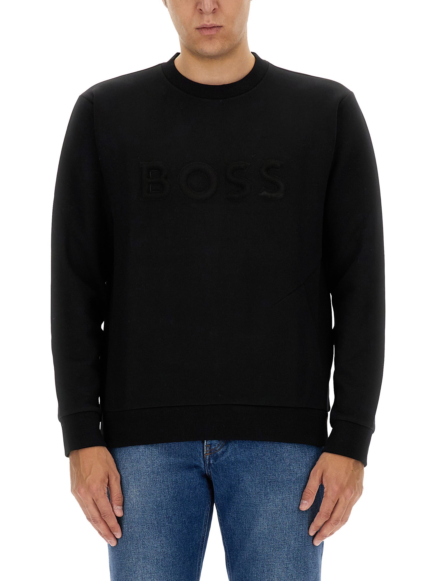 BOSS boss sweatshirt with logo