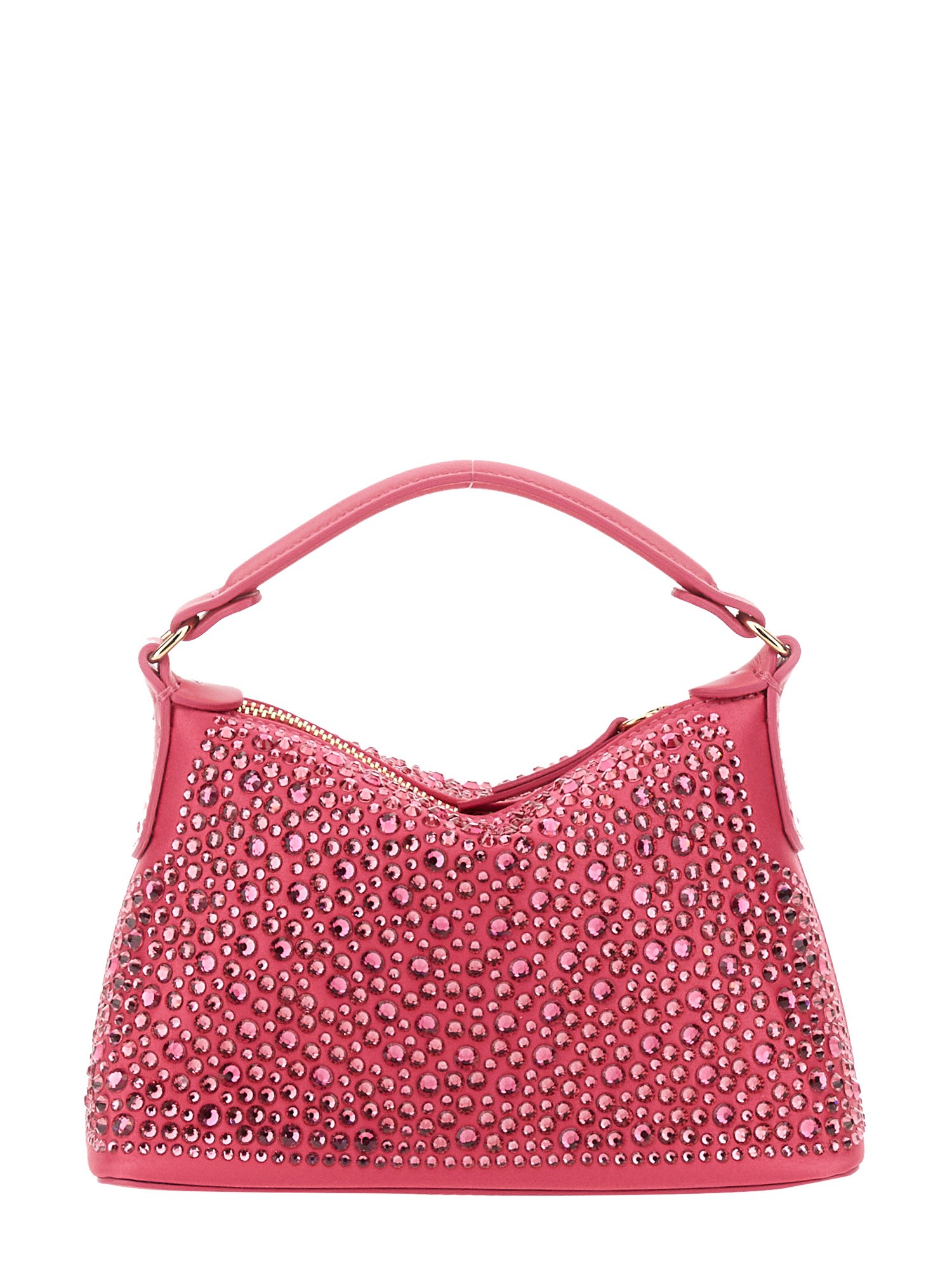 leonie hanne x liu jo leonie hanne x liu jo mini hobo bag with rhinestones