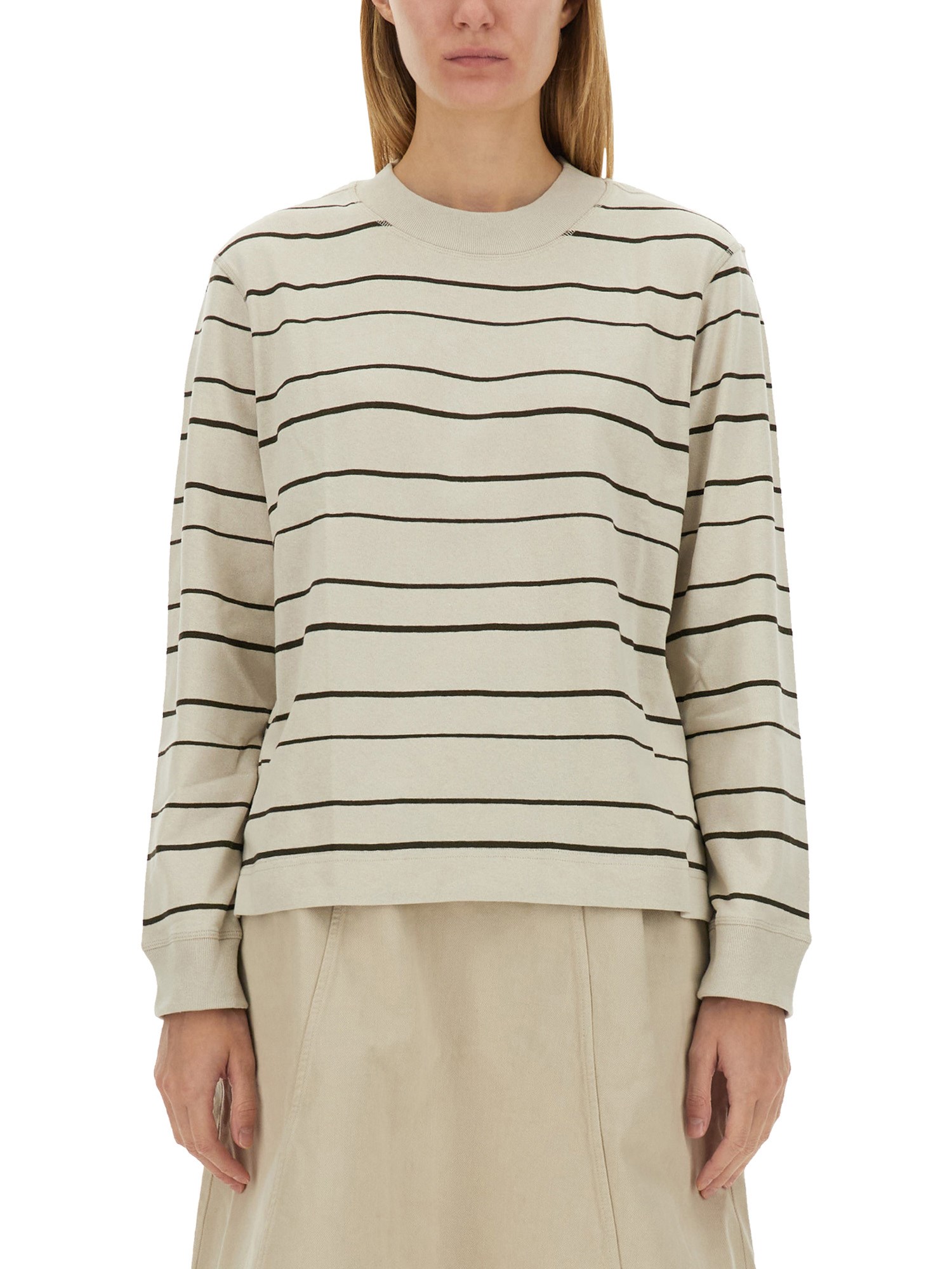 margaret howell margaret howell t-shirt with stripe pattern