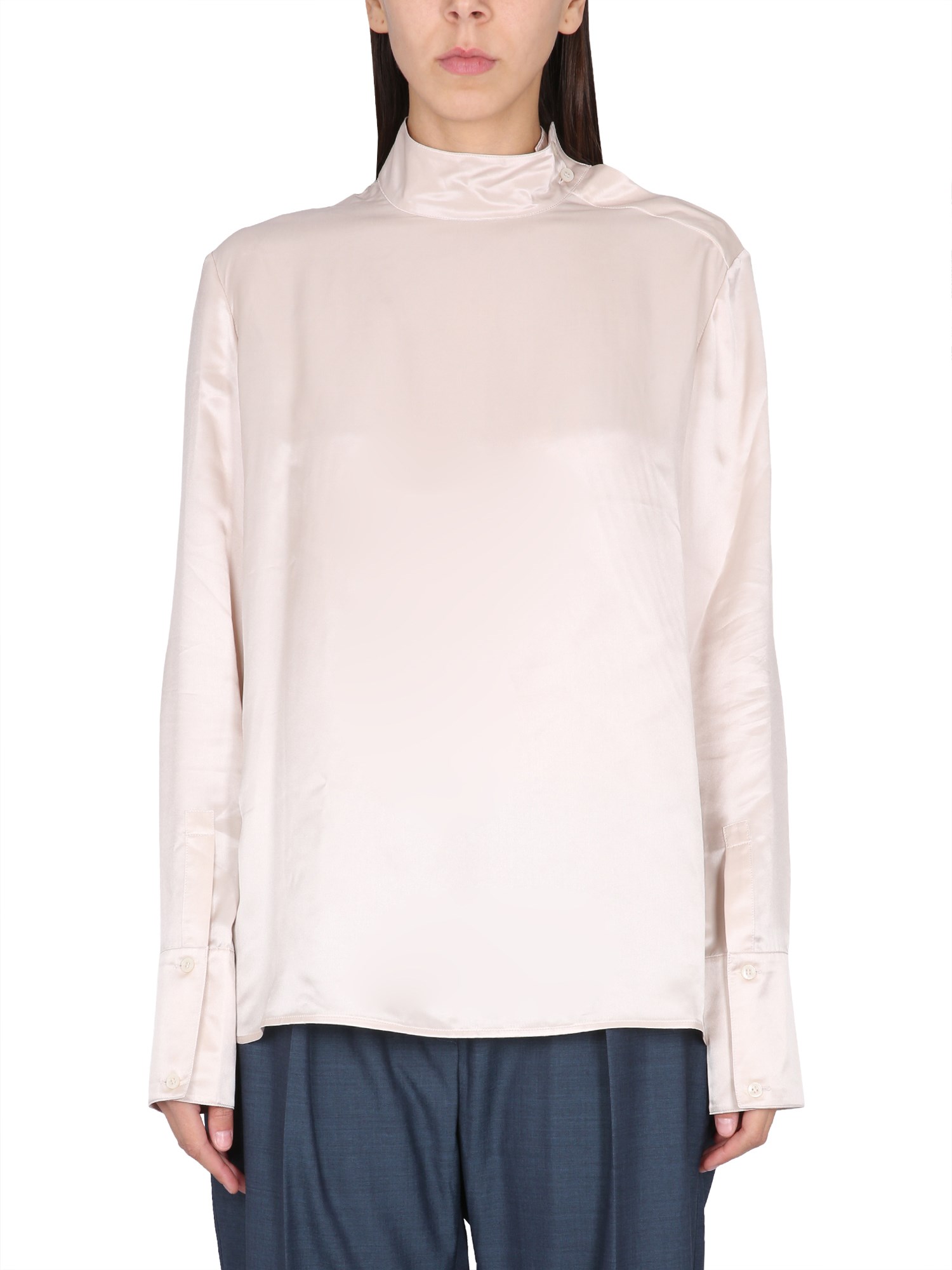 Acne Studios acne studios silk blend blouse