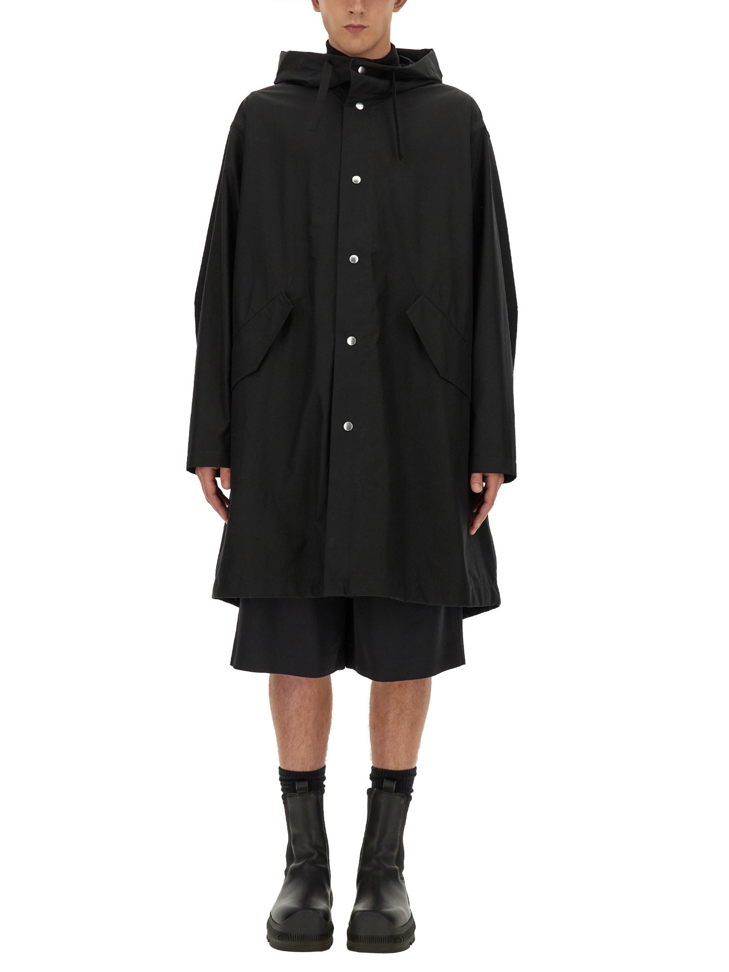 Jil Sander jil sander parka with logo