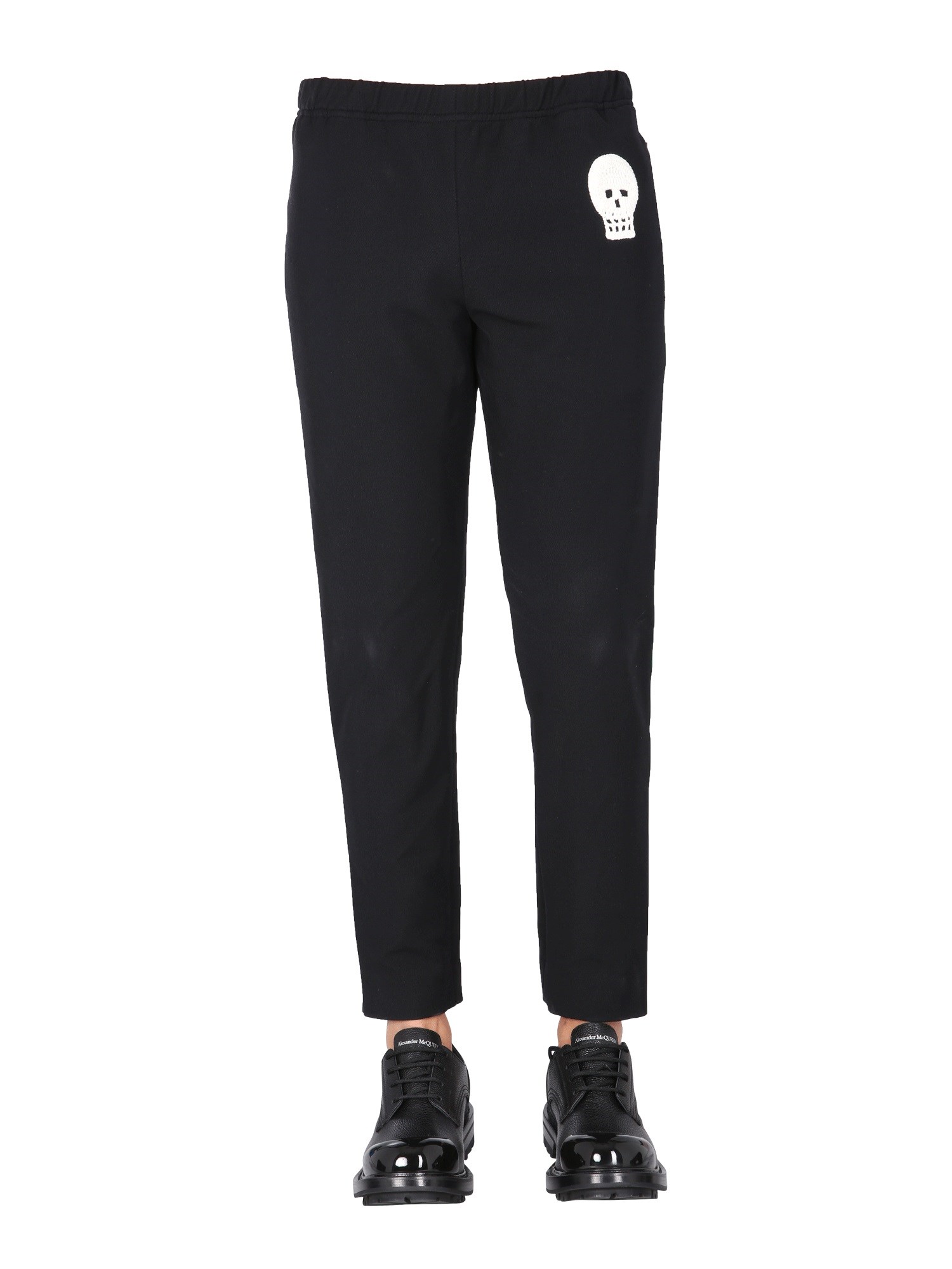 Alexander McQueen alexander mcqueen jogging pants with embroidered skull