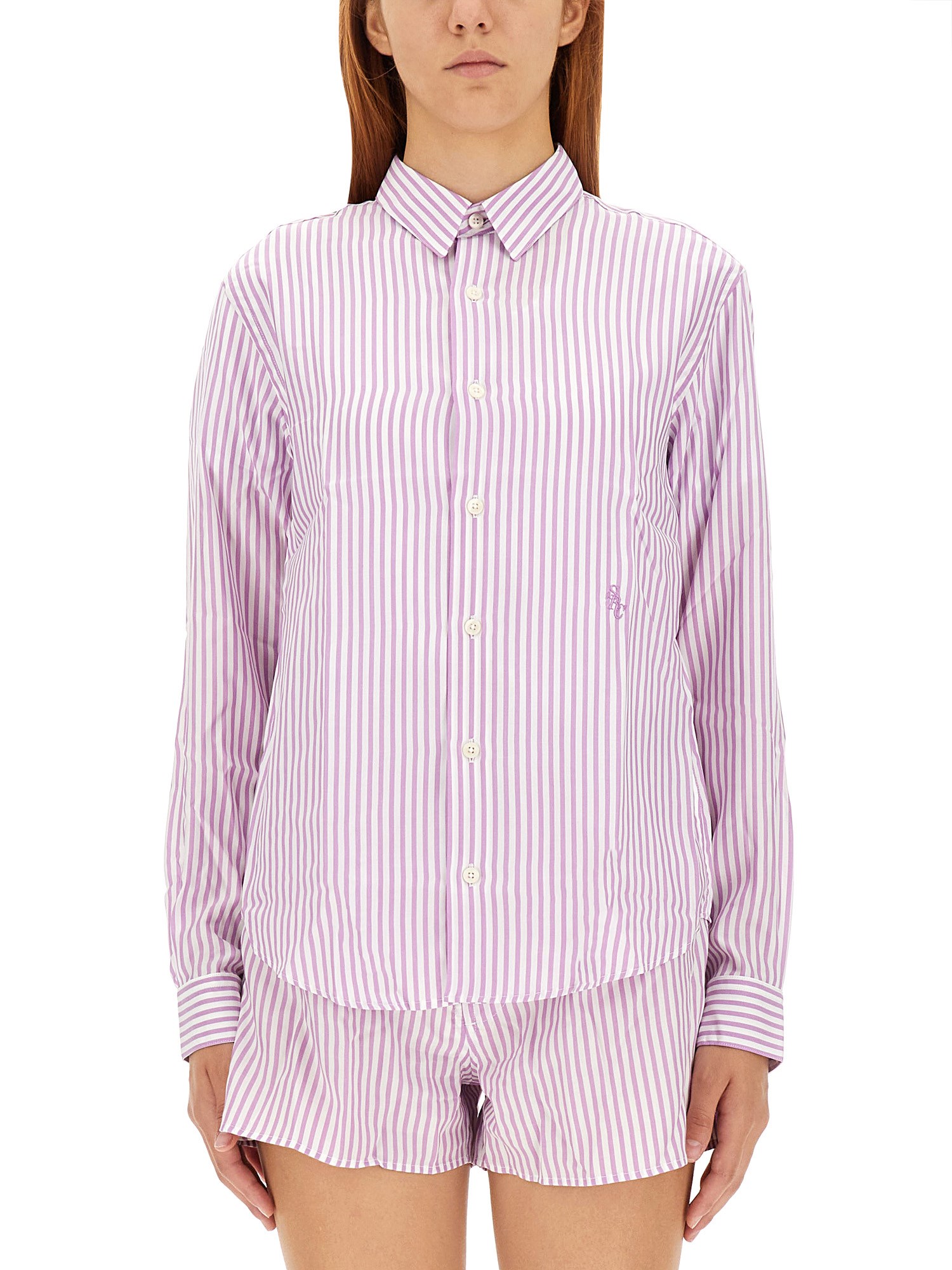 Sporty & Rich sporty & rich shirt with stripe pattern