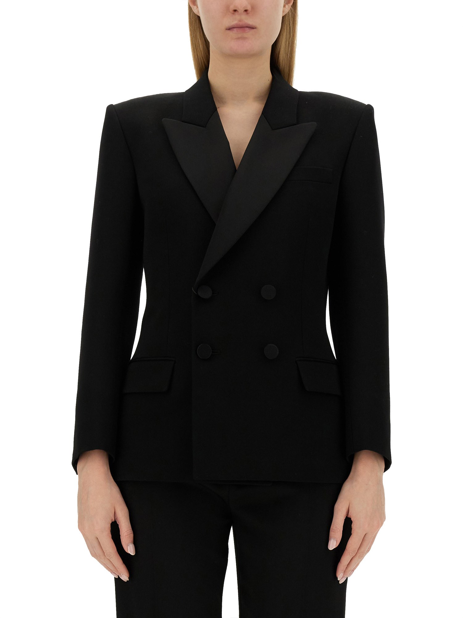 Saint Laurent saint laurent grain de poudre tuxedo jacket