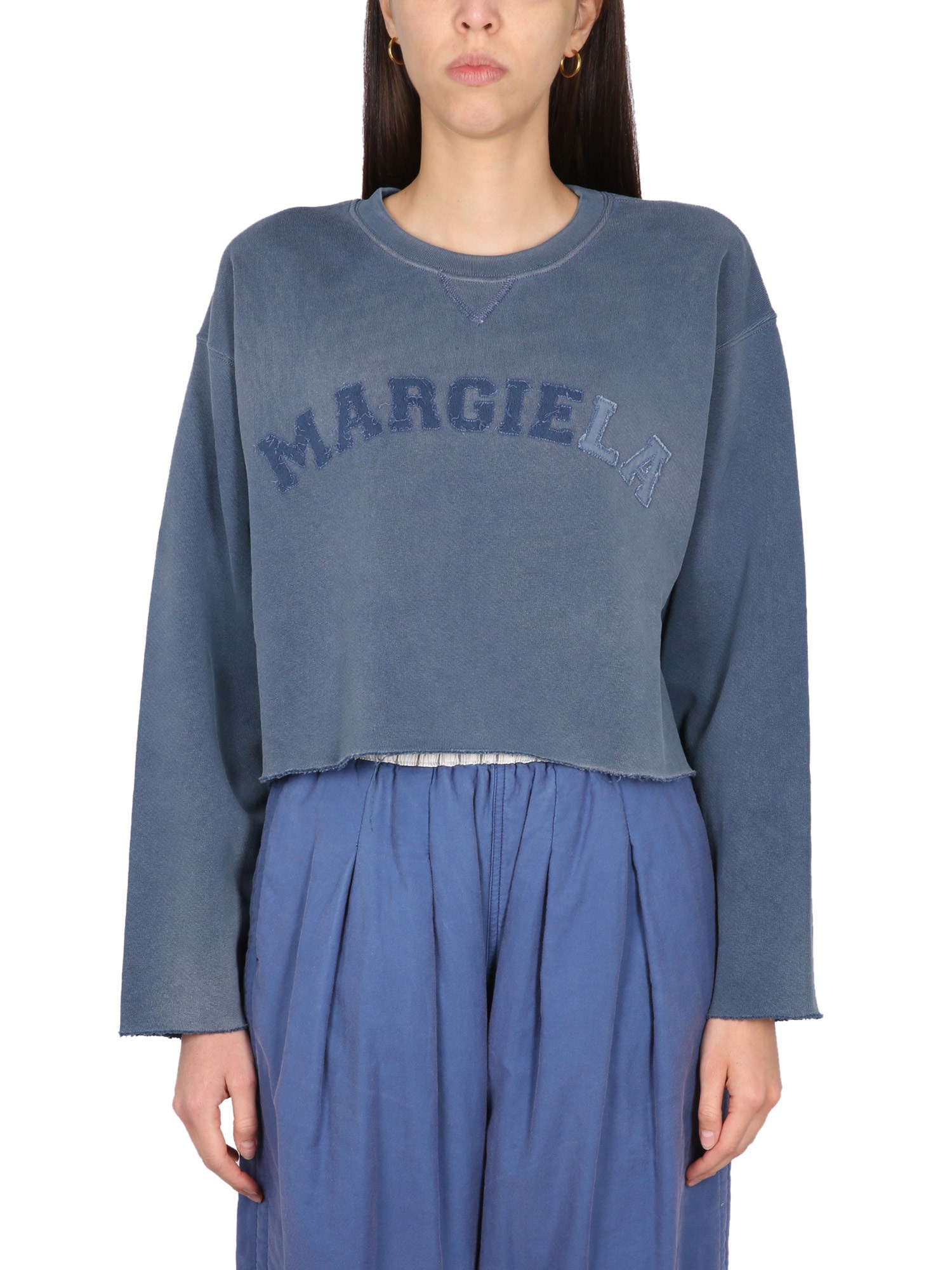 Maison Margiela maison margiela cropped sweatshirt