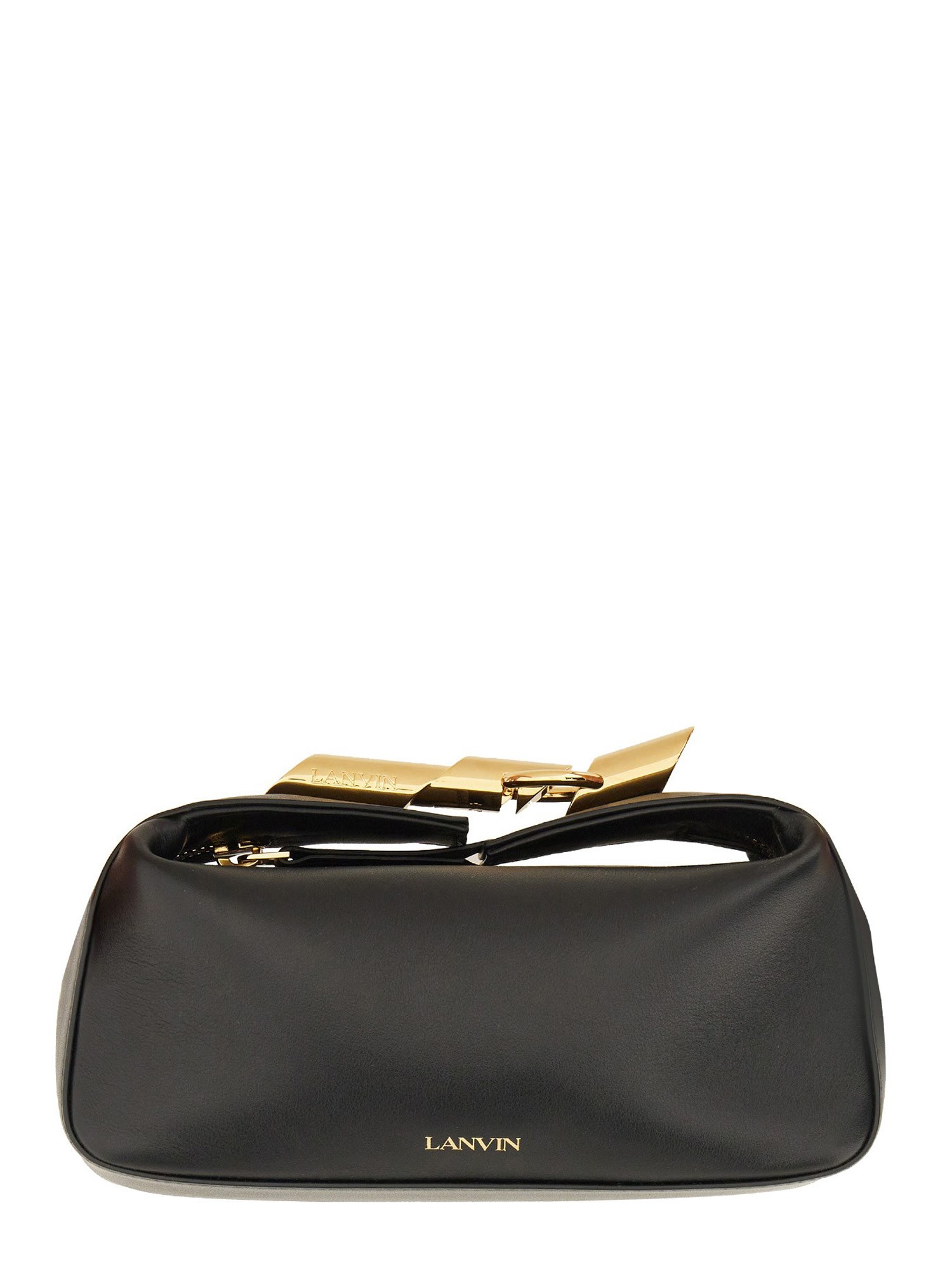 Lanvin lanvin haute'séquence leather clutch bag