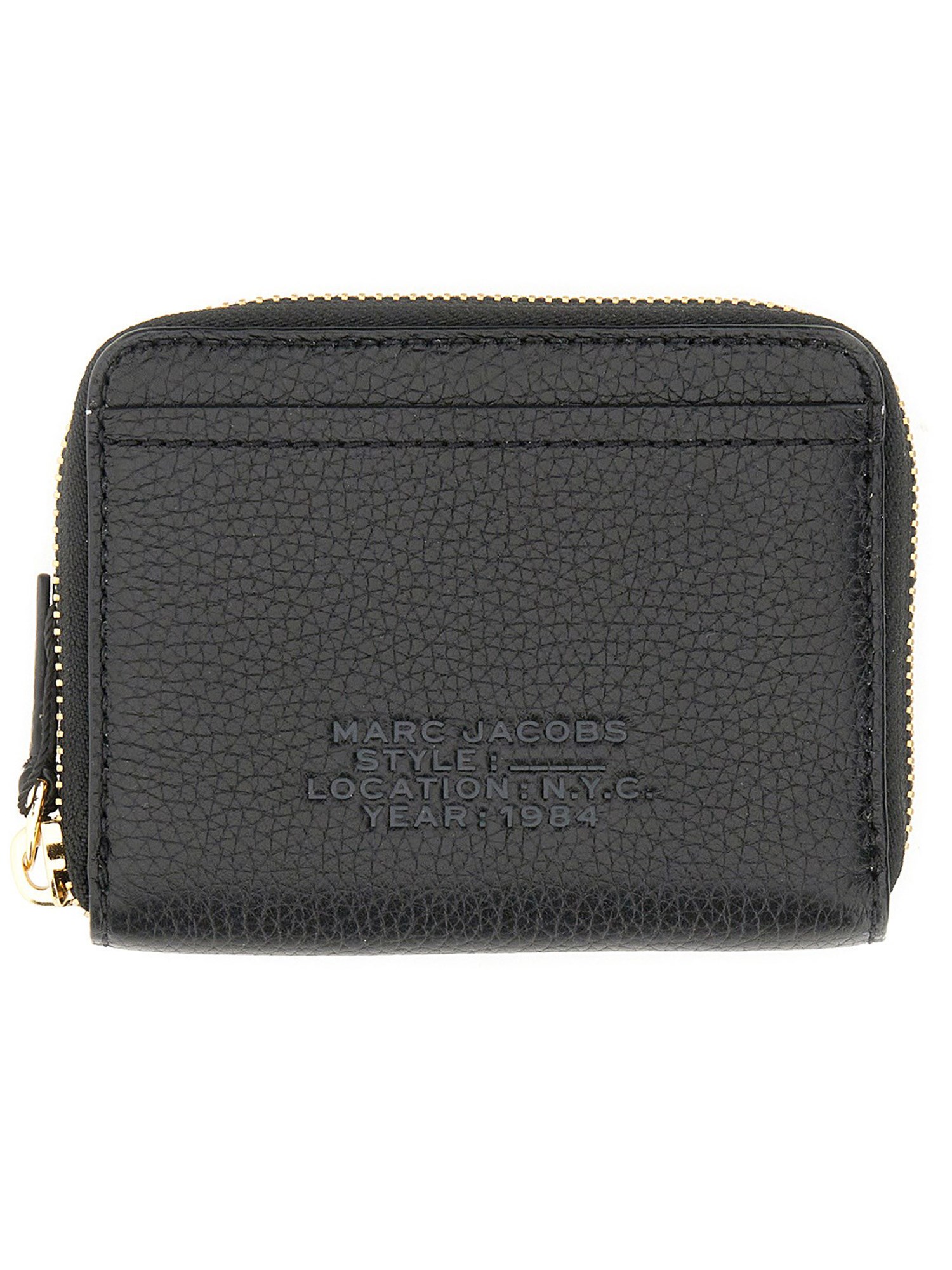 Marc Jacobs marc jacobs leather wallet with zipper