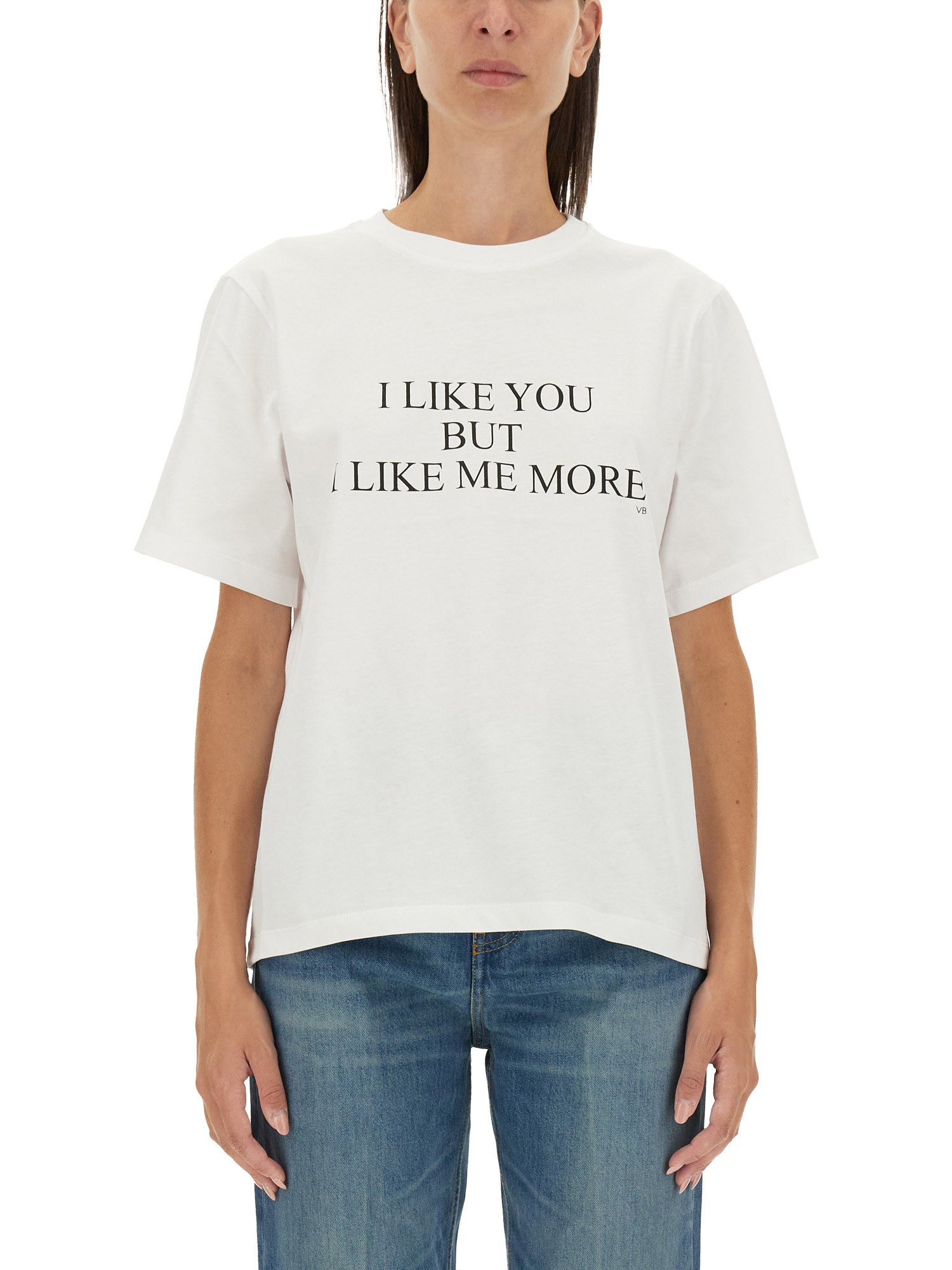 Victoria Beckham victoria beckham t-shirt with print