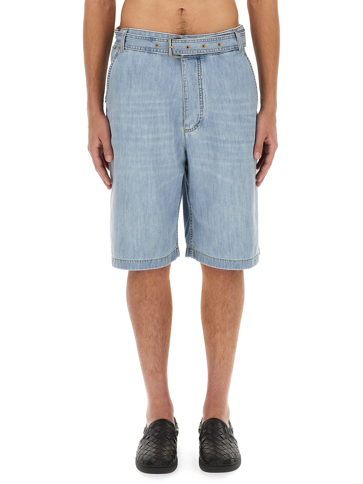 Bottega Veneta bottega veneta denim bermuda shorts