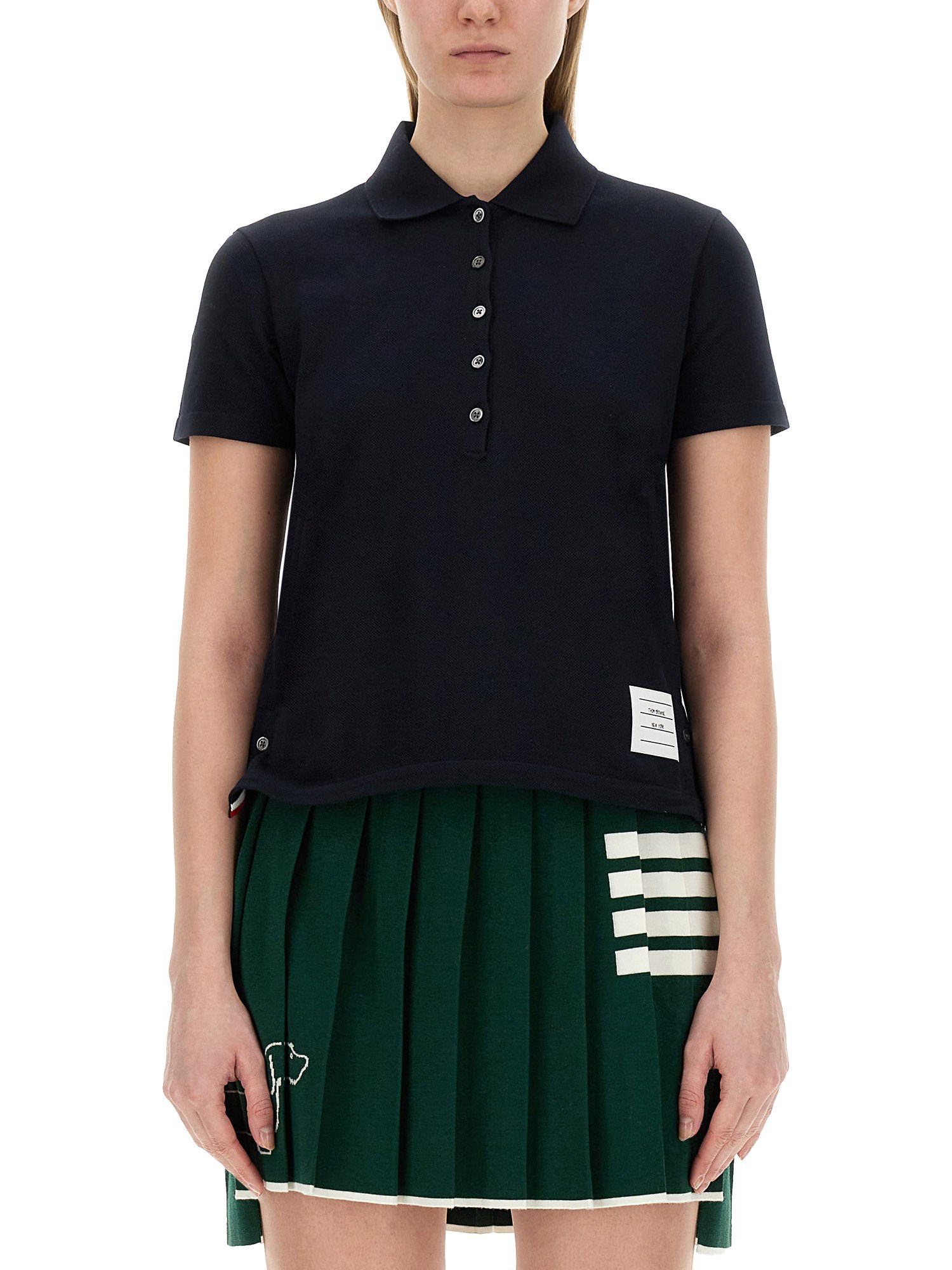 Thom Browne thom browne polo in pique.