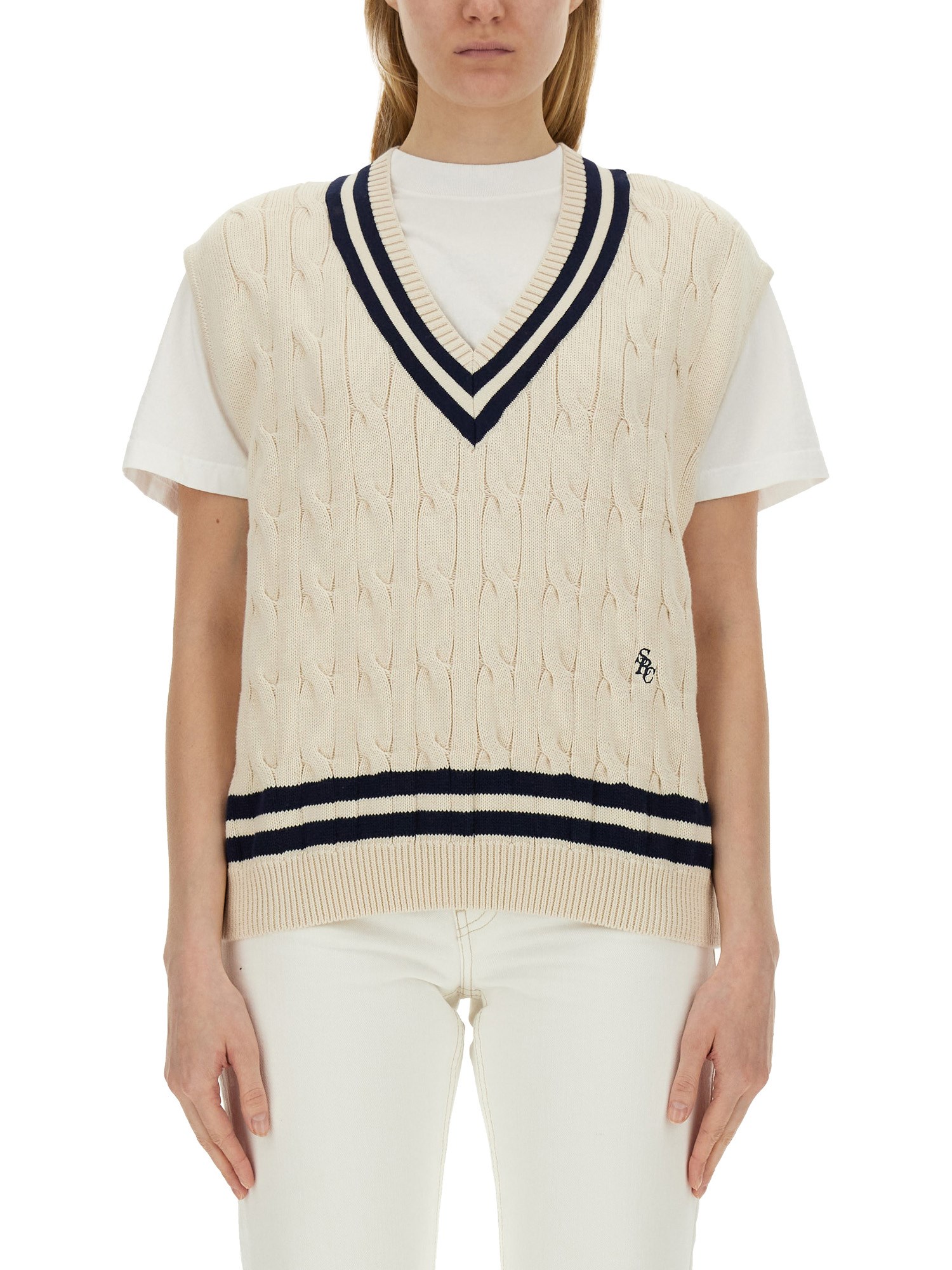 Sporty & Rich sporty & rich knitted vest