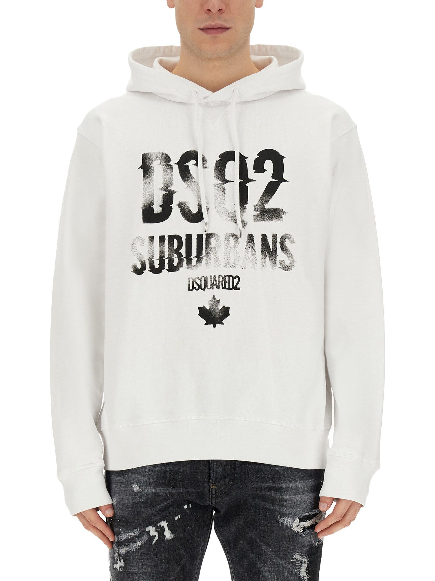 dsquared dsquared suburbans cool fit sweatshirt