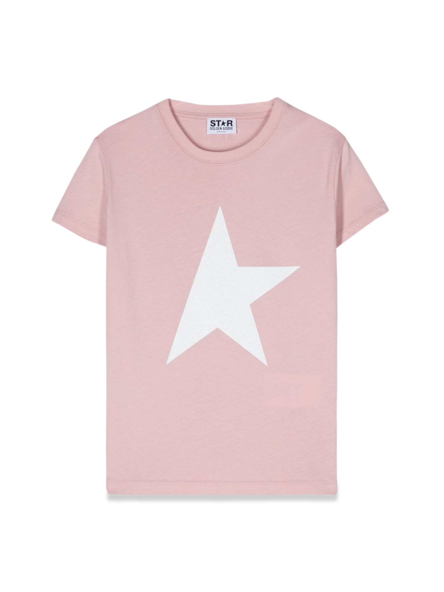 Golden Goose golden goose star/ girl's t-shirt's/s logo/ big star printed/ logo