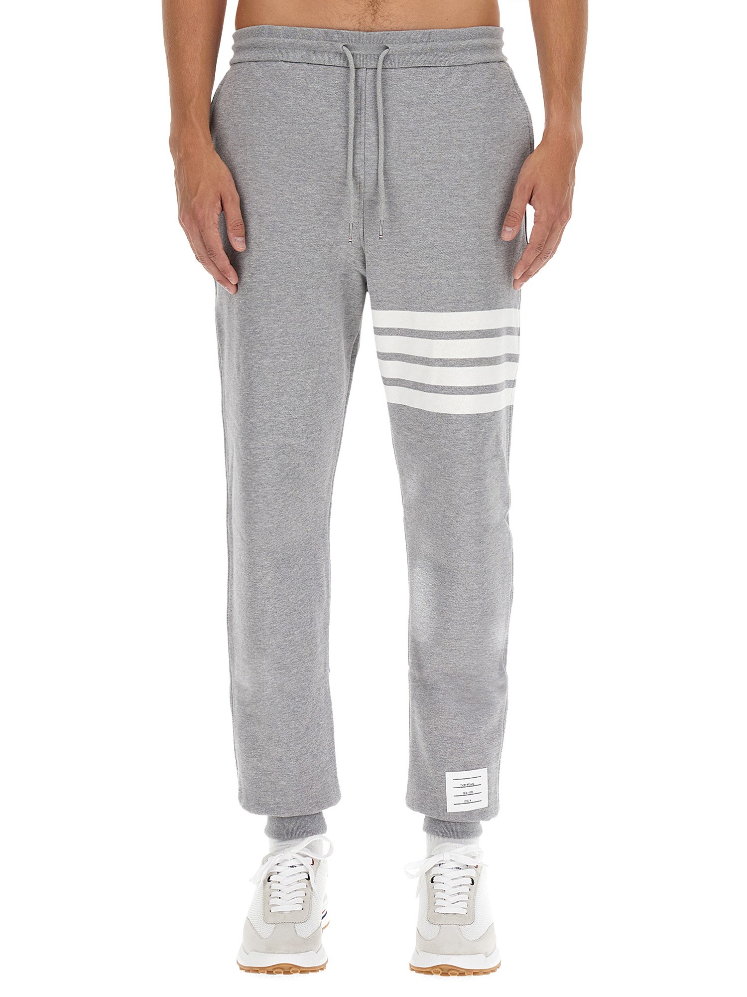 Thom Browne thom browne 4bar stripe print jogging pants