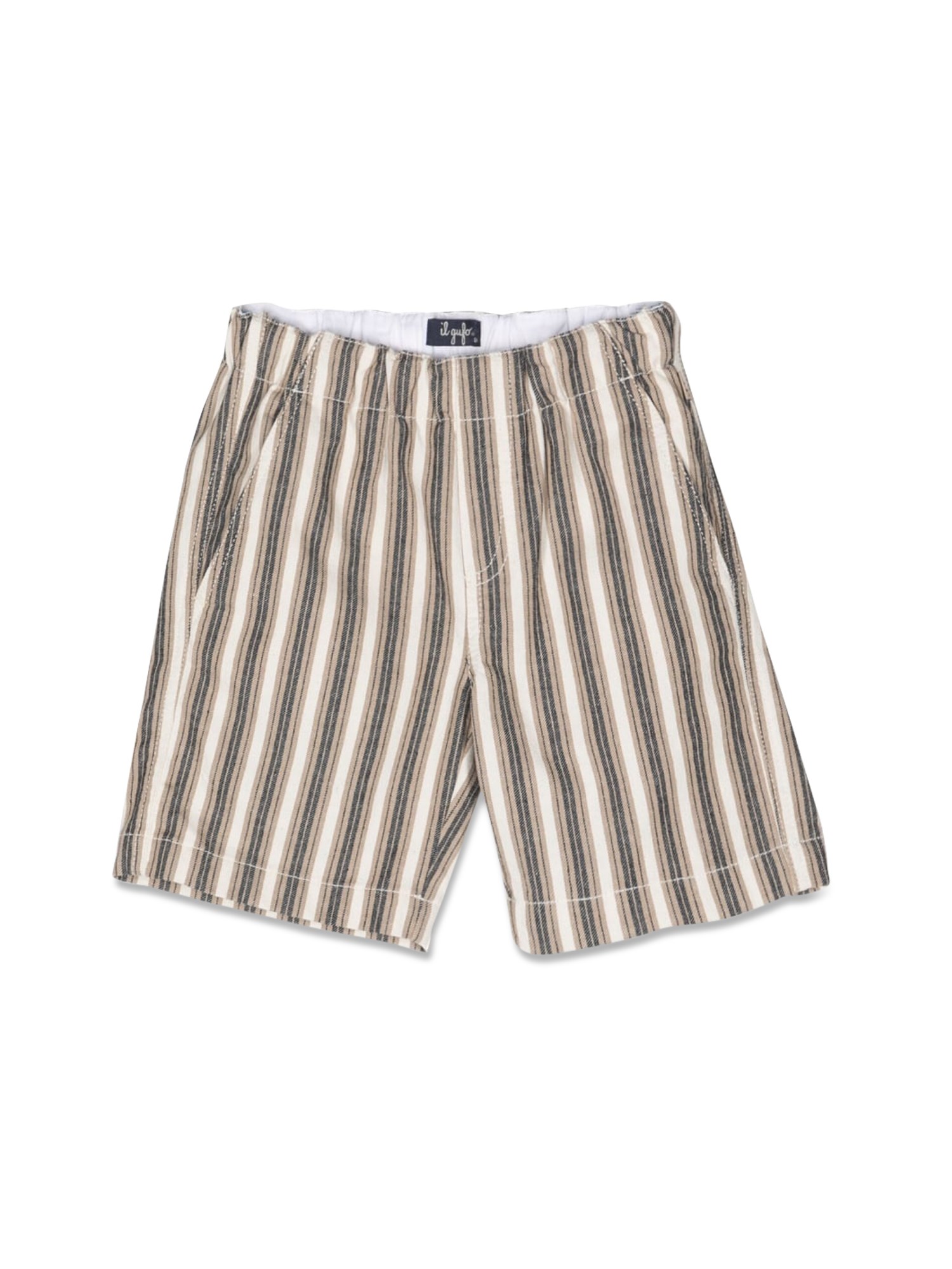 Il Gufo il gufo striped bermuda shorts