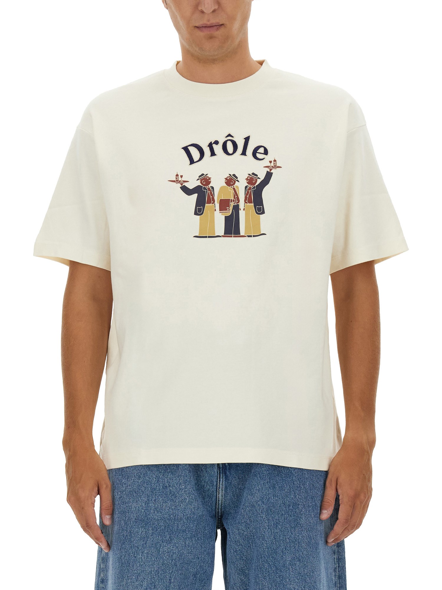 Drôle de Monsieur drôle de monsieur t-shirt with logo