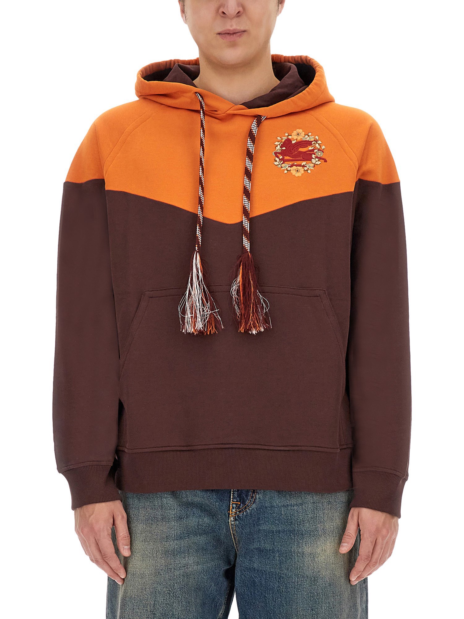 Etro etro hooded sweatshirt with logo