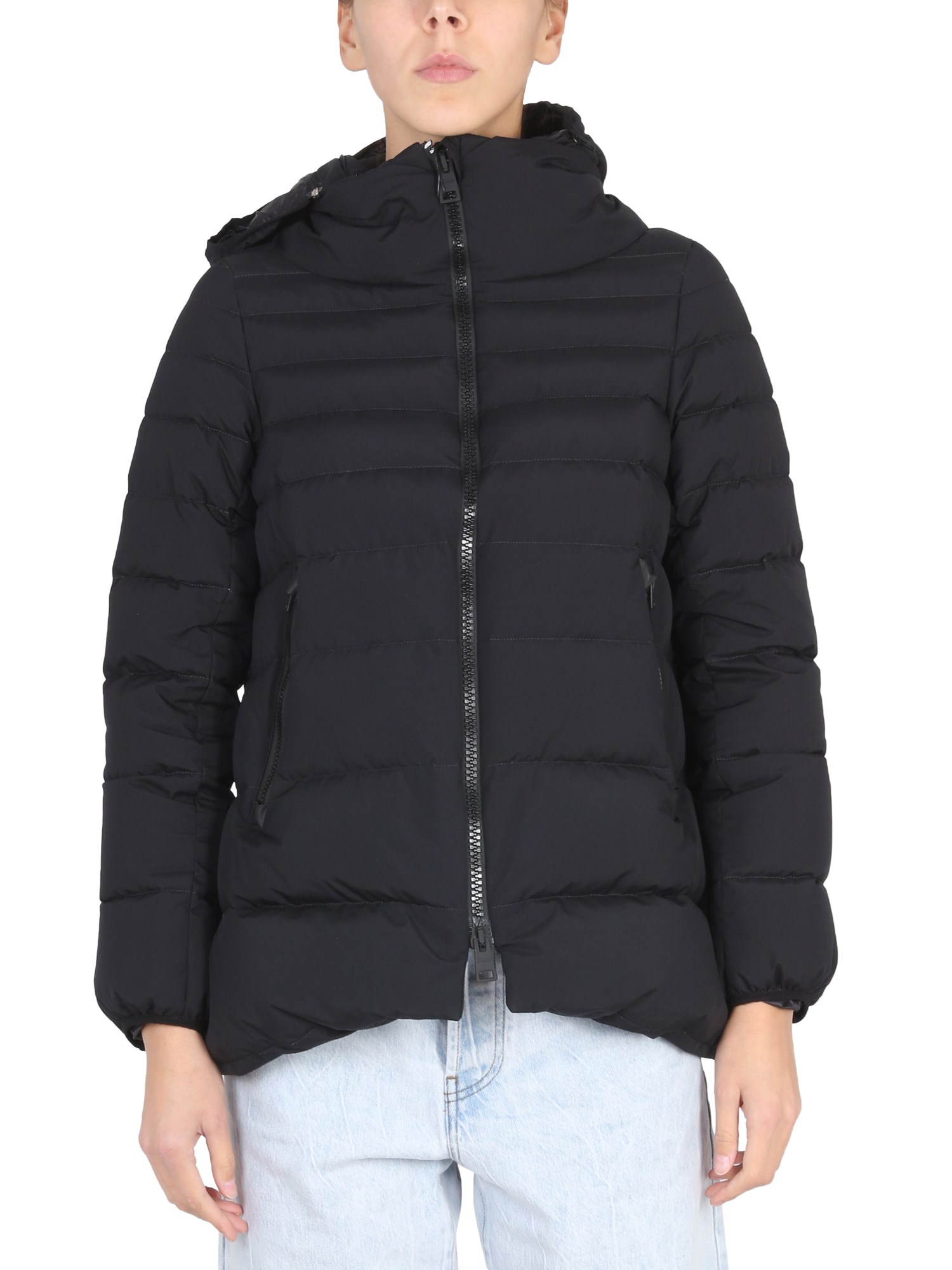 Herno herno down jacket with zipper