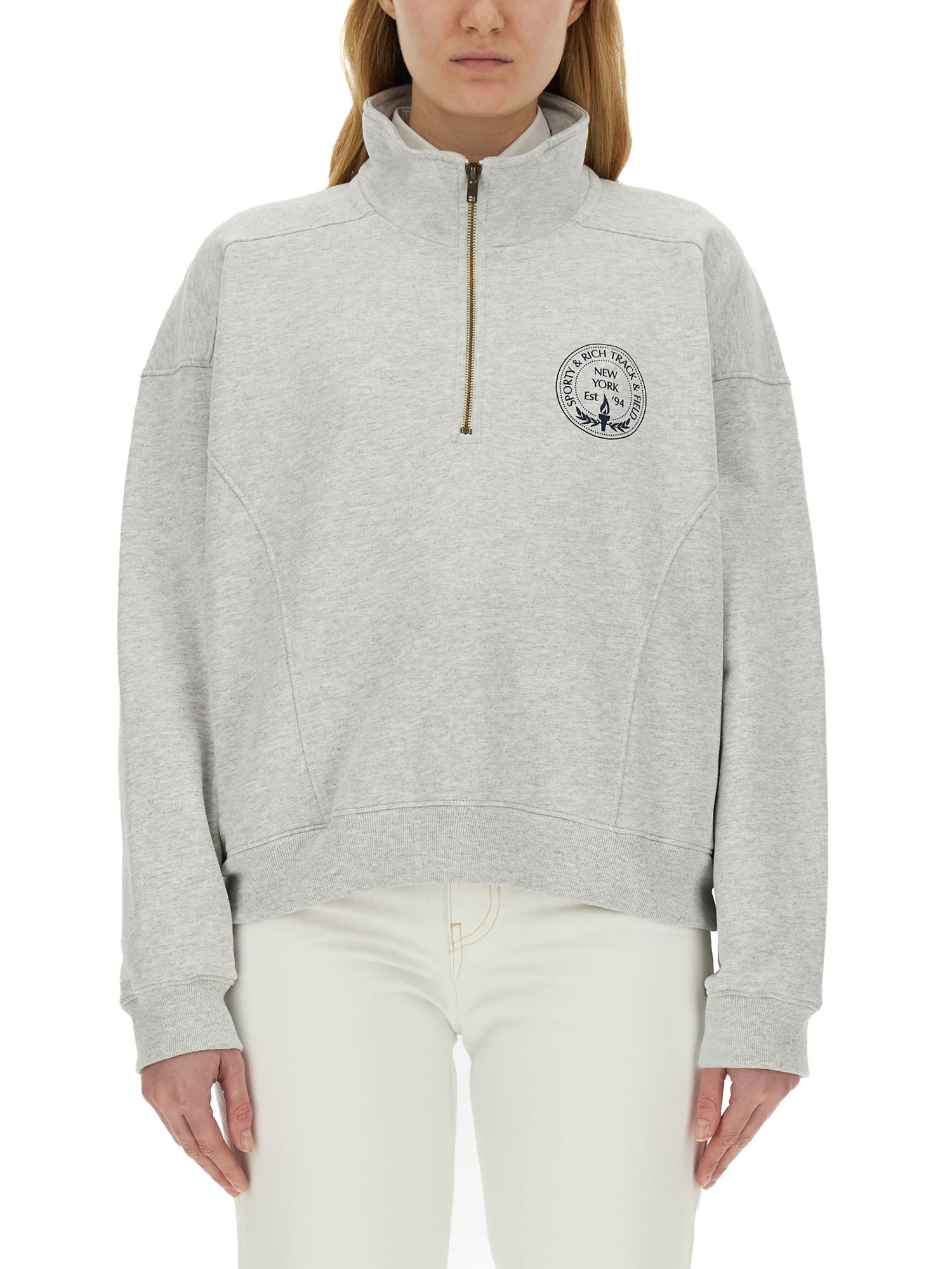 Sporty & Rich sporty & rich sweatshirt with logo