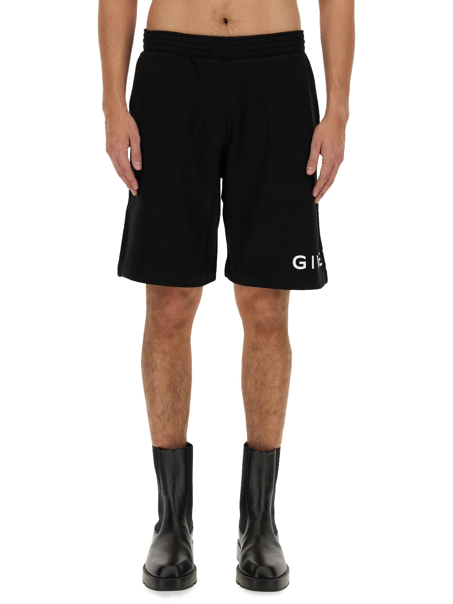 Givenchy givenchy bermuda with logo