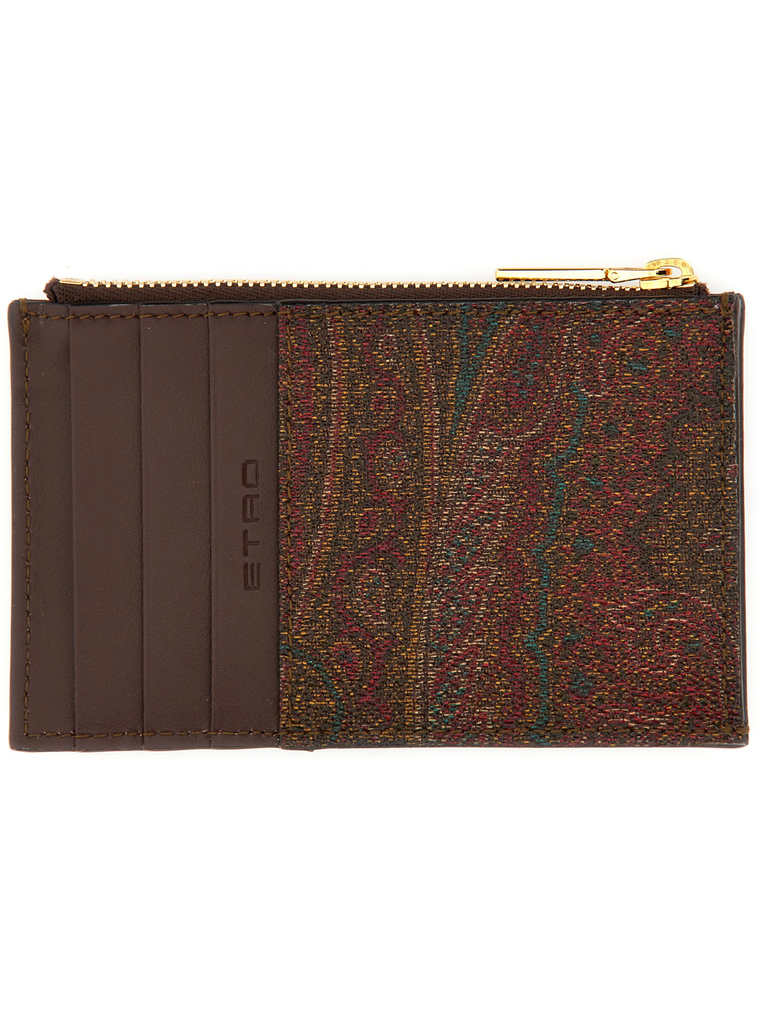 Etro etro paisley print card case