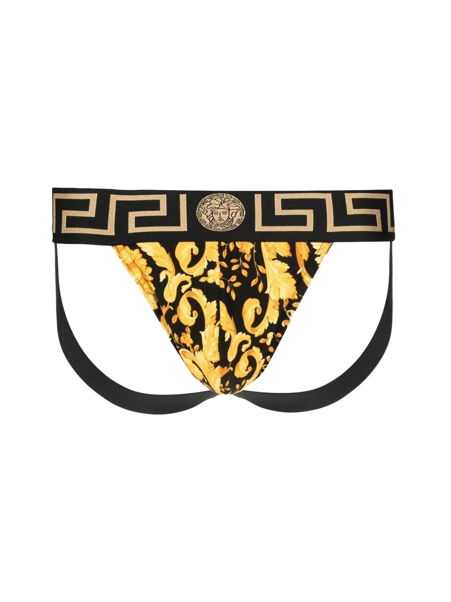 Versace versace jockstrap with baroque print