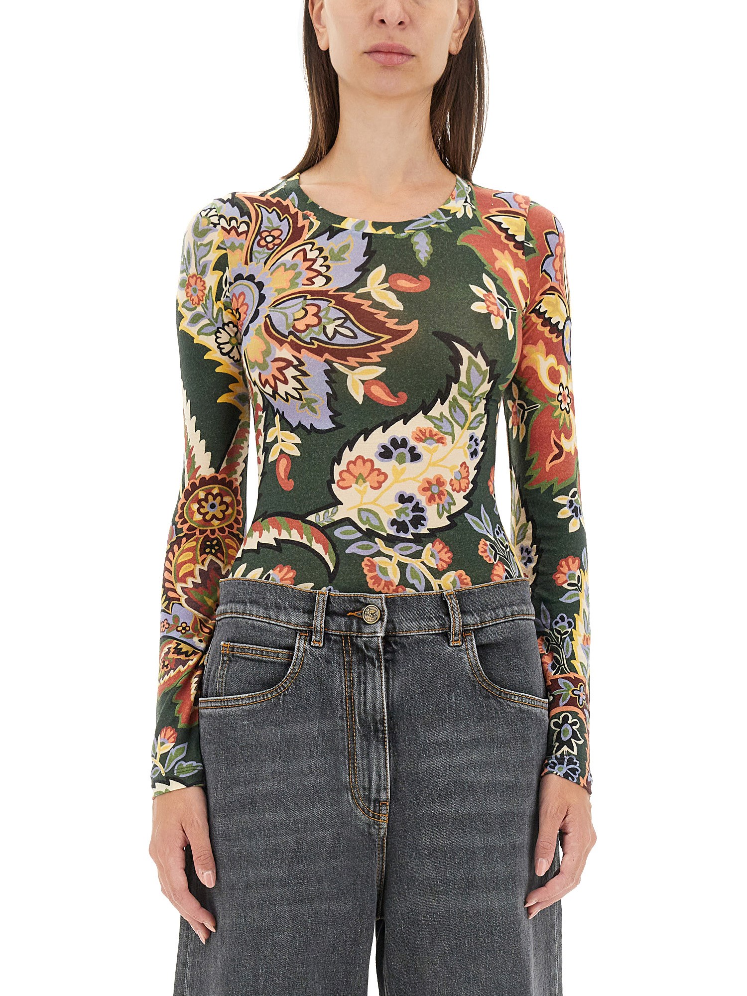 Etro etro top paisley