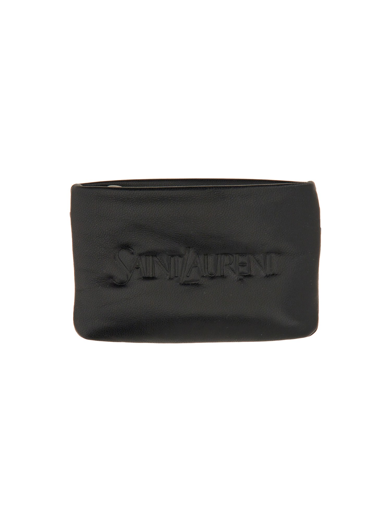 Saint Laurent saint laurent card holder with logo