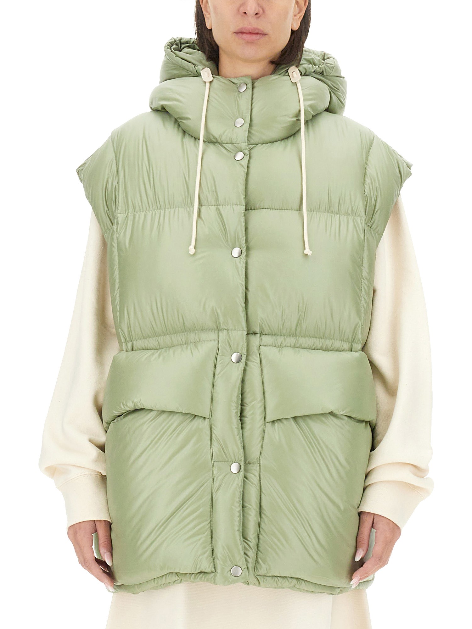 Jil Sander jil sander vests with logo