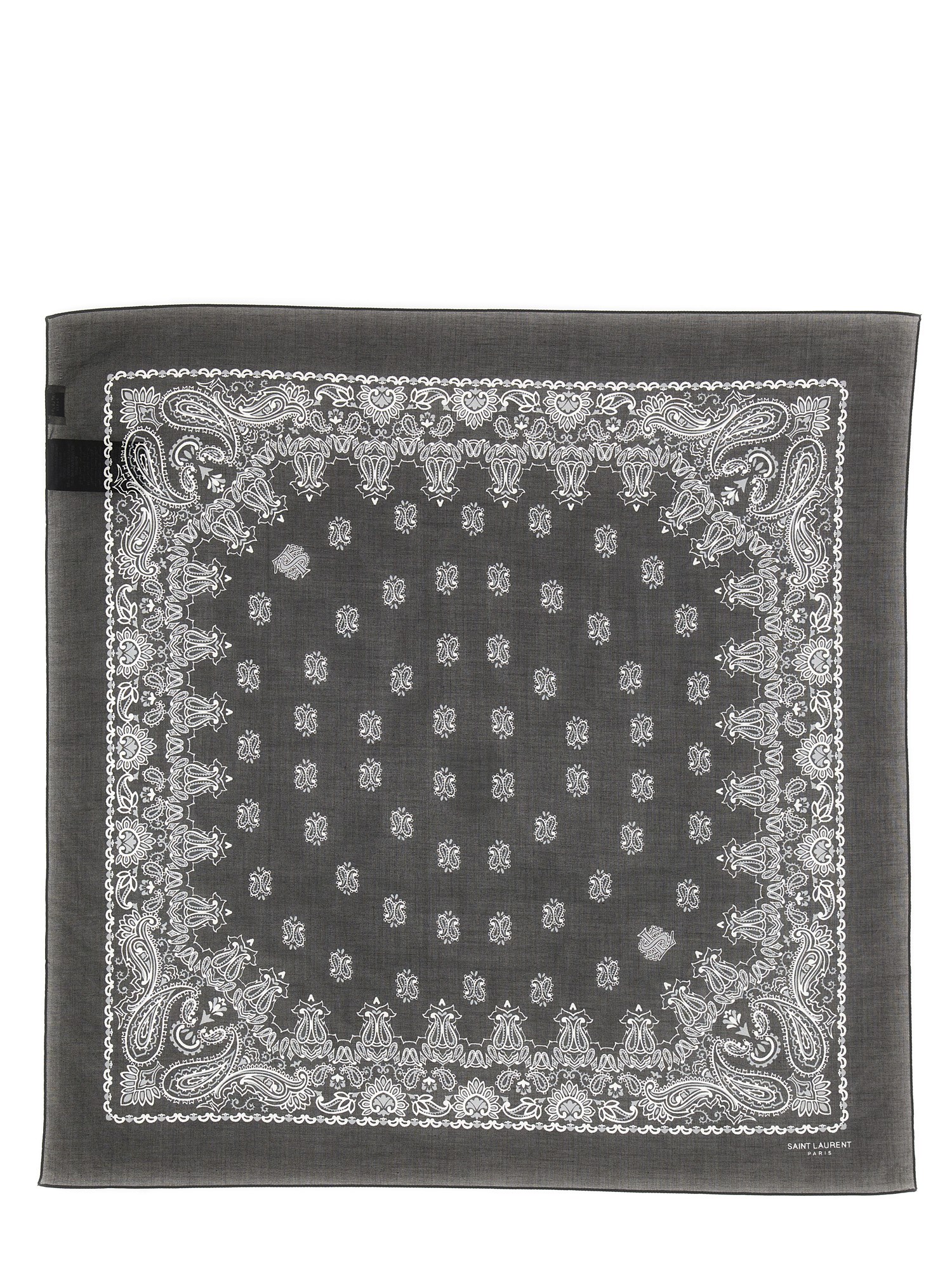 Saint Laurent saint laurent paisley scarf