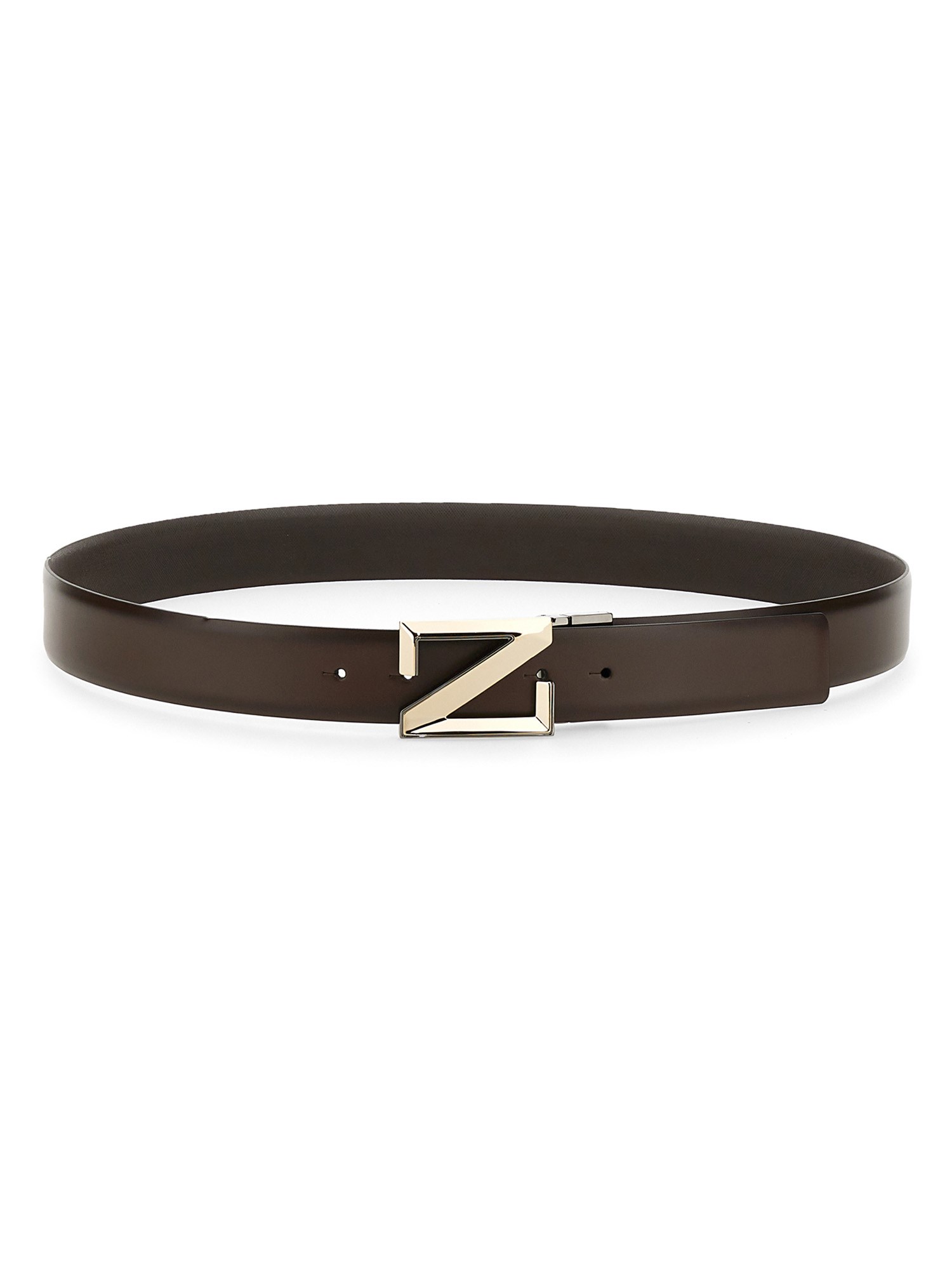 zegna zegna leather belt